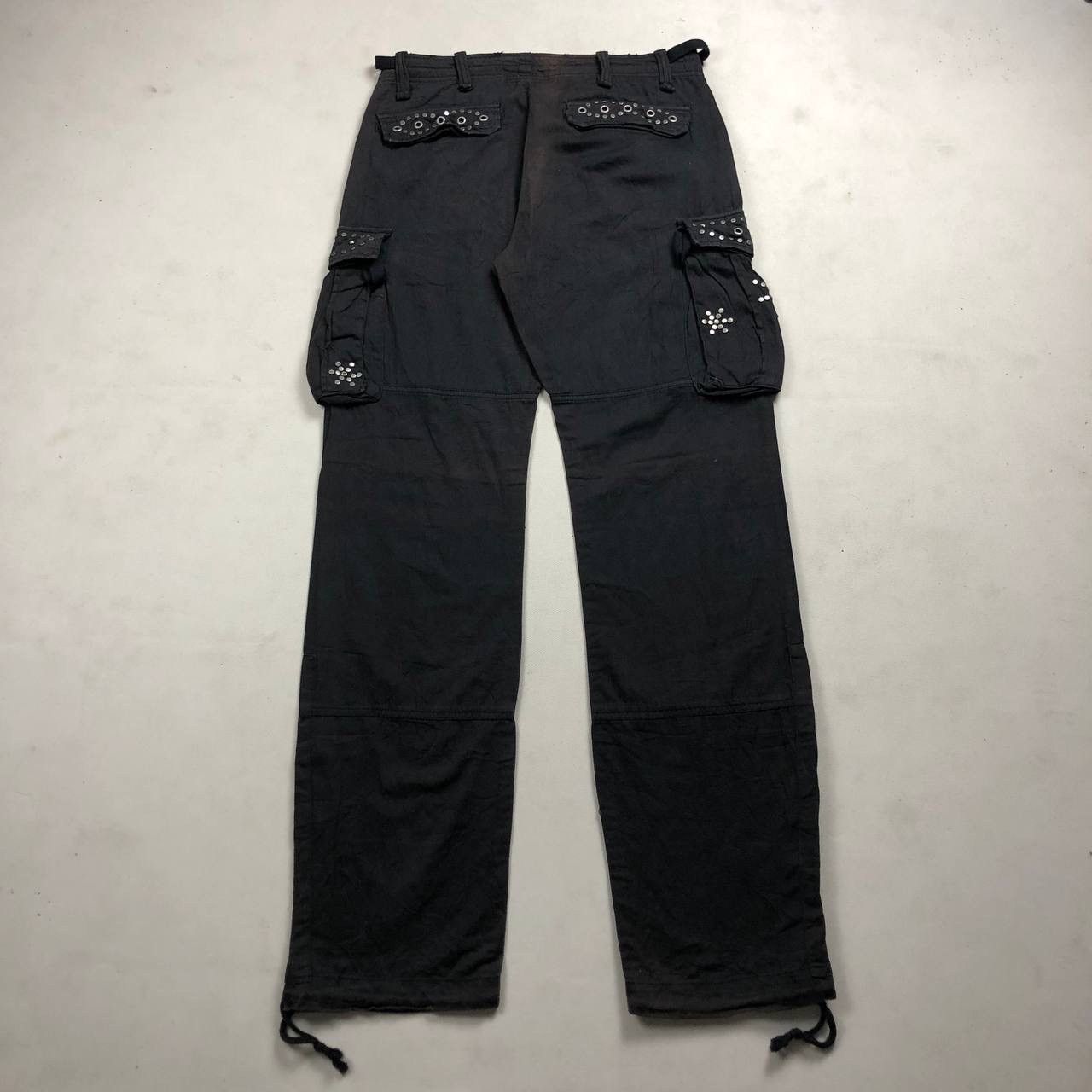 If Six Was Nine × Japanese Brand × Le Grande Bleu (L.G.B.) Wild Khakis Studded Zipper Cargo Pants Size US 32 / EU 48 - 5 Thumbnail