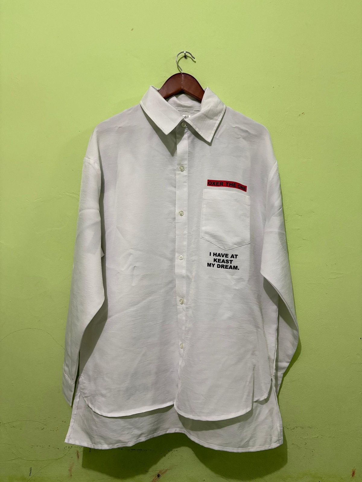 In The Attic In the Attic H Oversized Button Up Shirt Substitute Success Size US M / EU 48-50 / 2 - 1 Thumbnail
