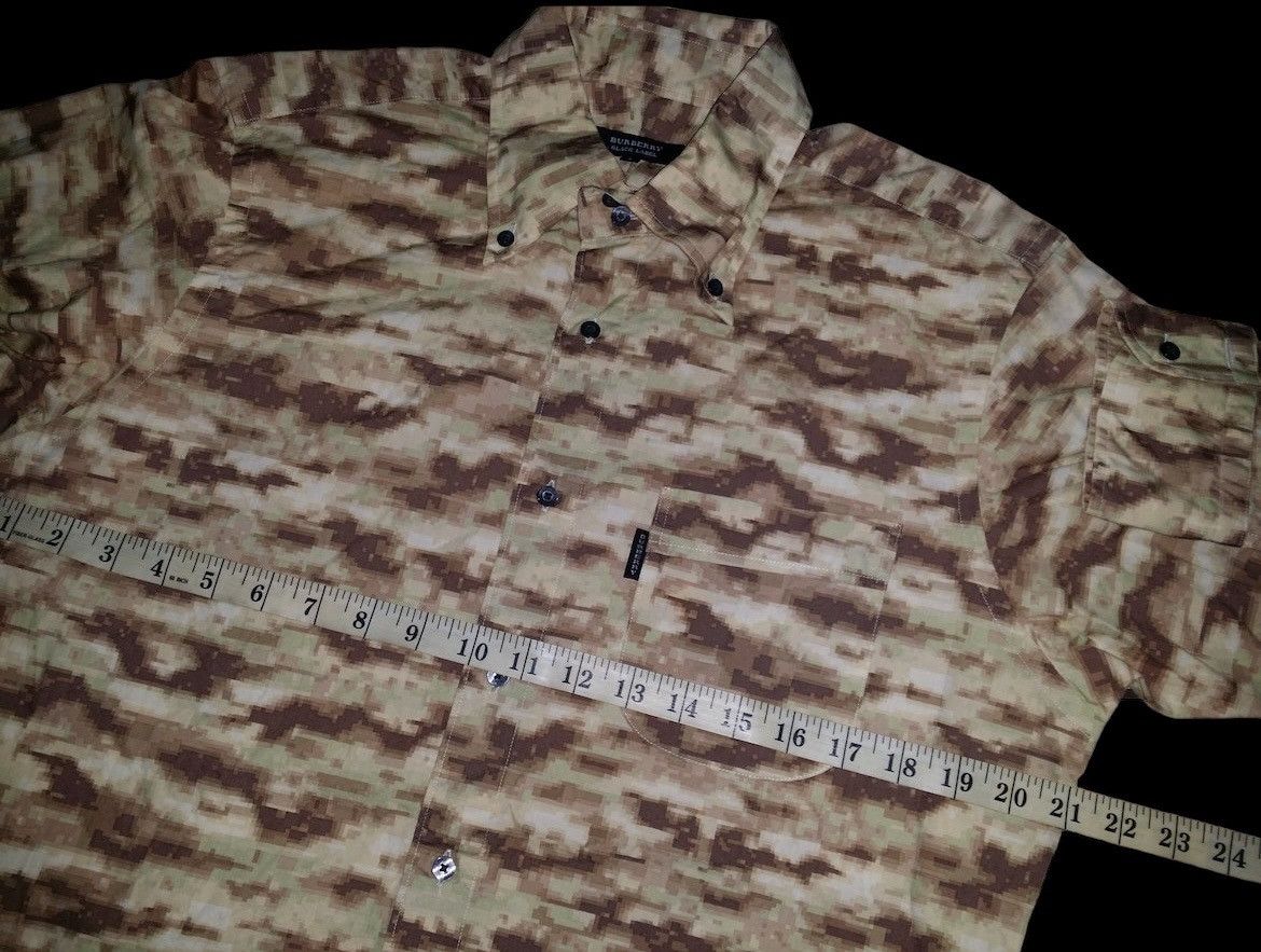 Burberry AUTHENTIC BURBERRY BLACK LABEL CAMO LONG SLEEVE SHIRT Size US L / EU 52-54 / 3 - 8 Thumbnail