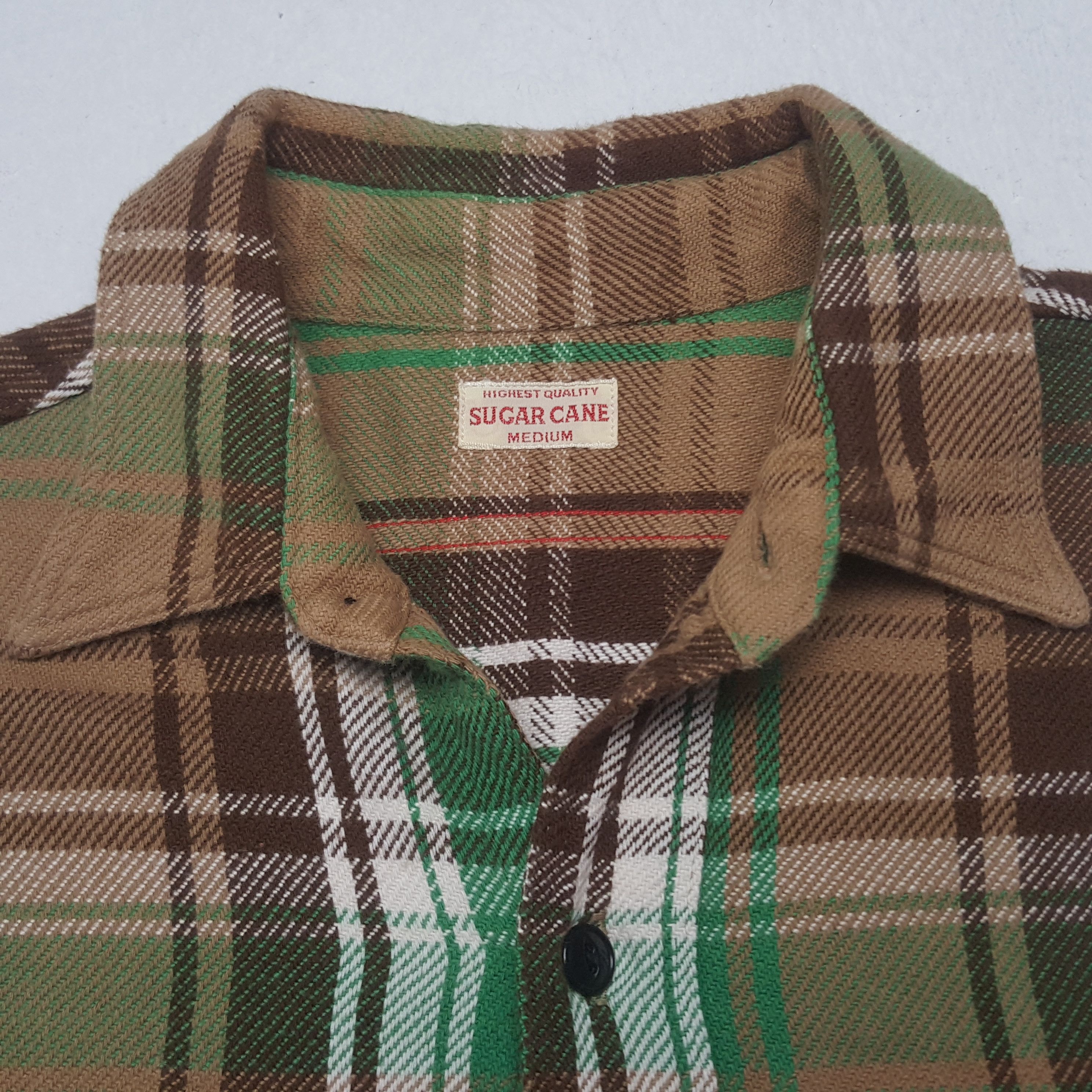 Sugar Cane Vintage Sugar Cane Flannel Button Up Shirt Size US M / EU 48-50 / 2 - 4 Thumbnail