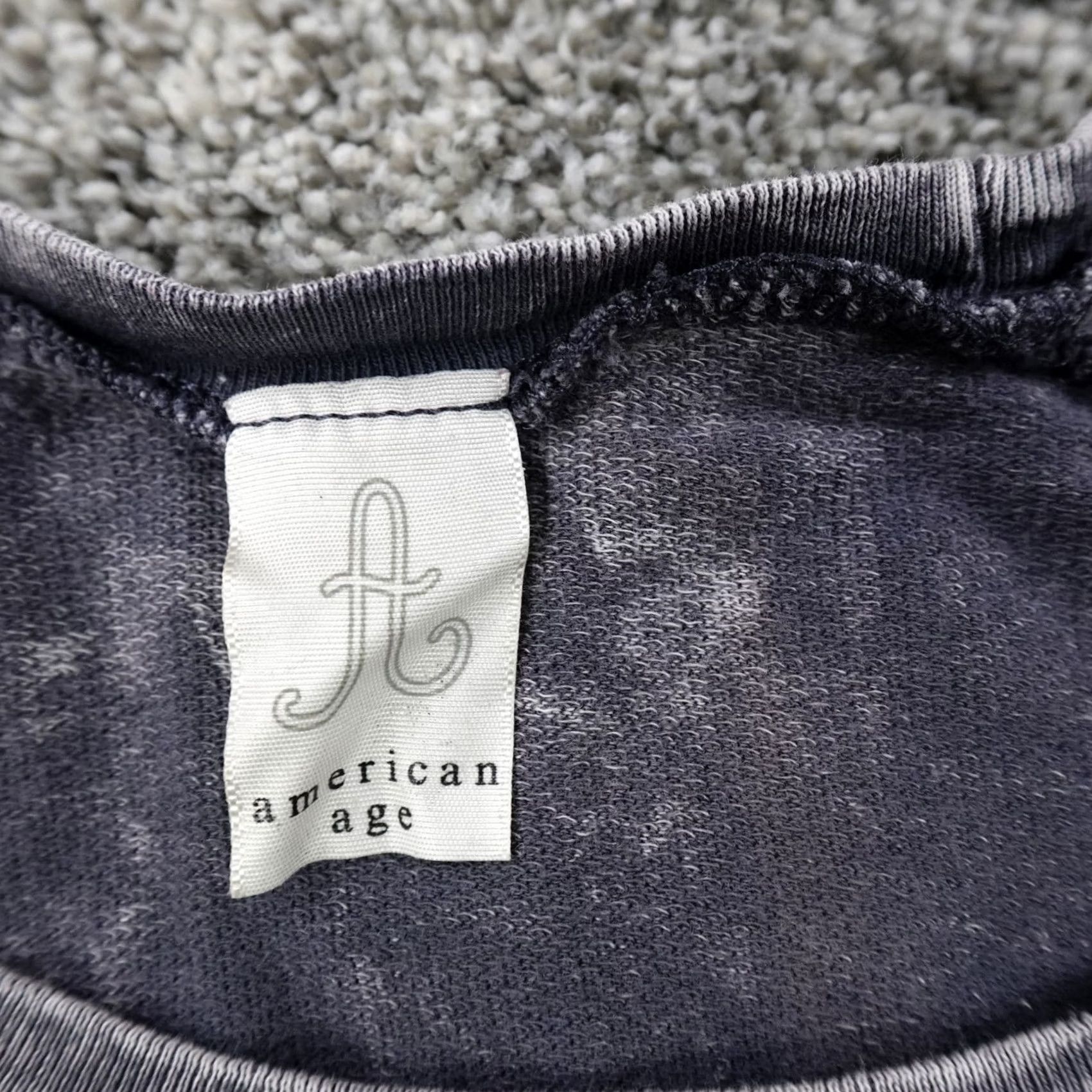 Vintage American Age Sweater Womens M Gray Pullover Casual Sweatshirt Size M / US 6-8 / IT 42-44 - 6 Thumbnail