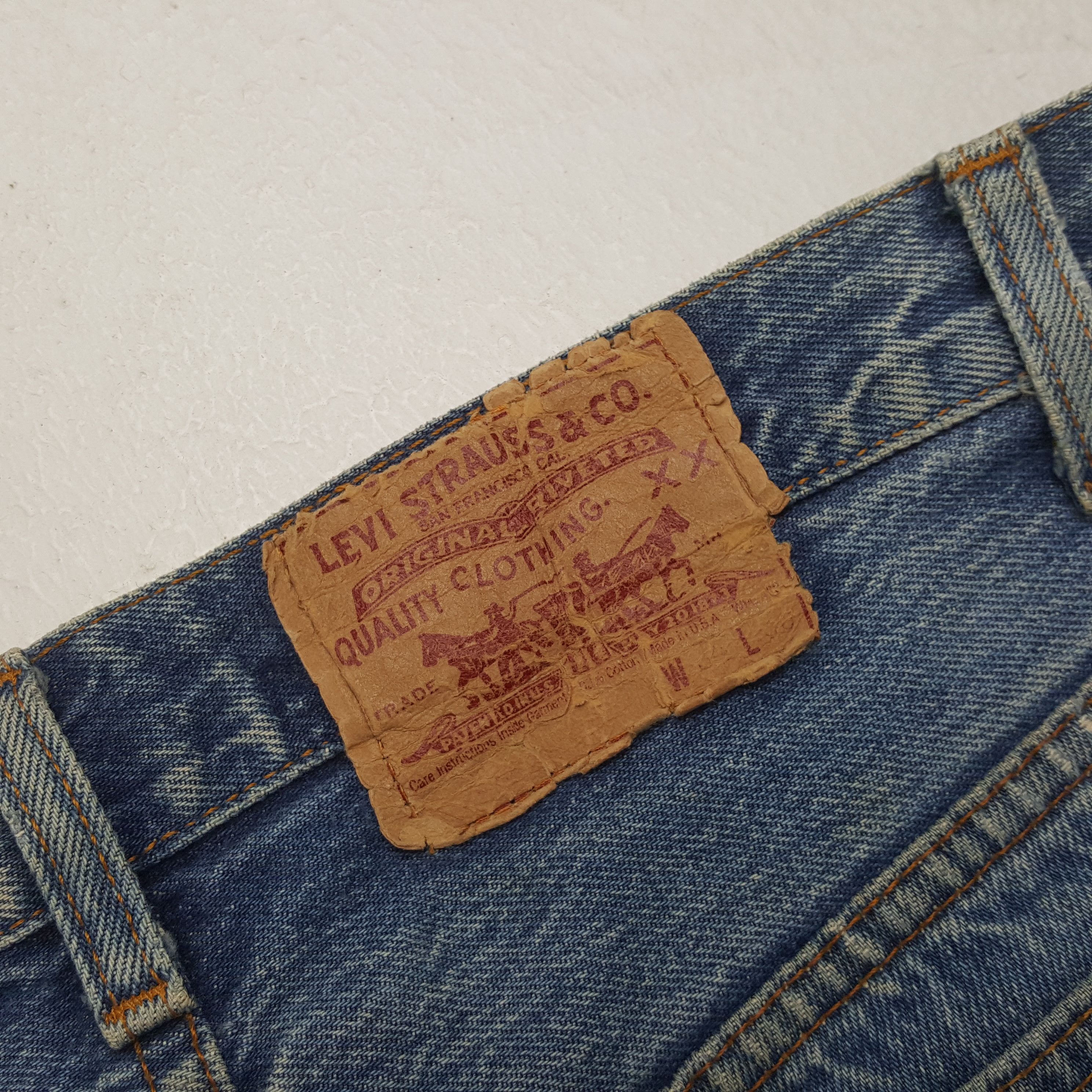 Levi's Levis Streetwear Style Distressed Jeans RR9 Size US 33 - 14 Thumbnail