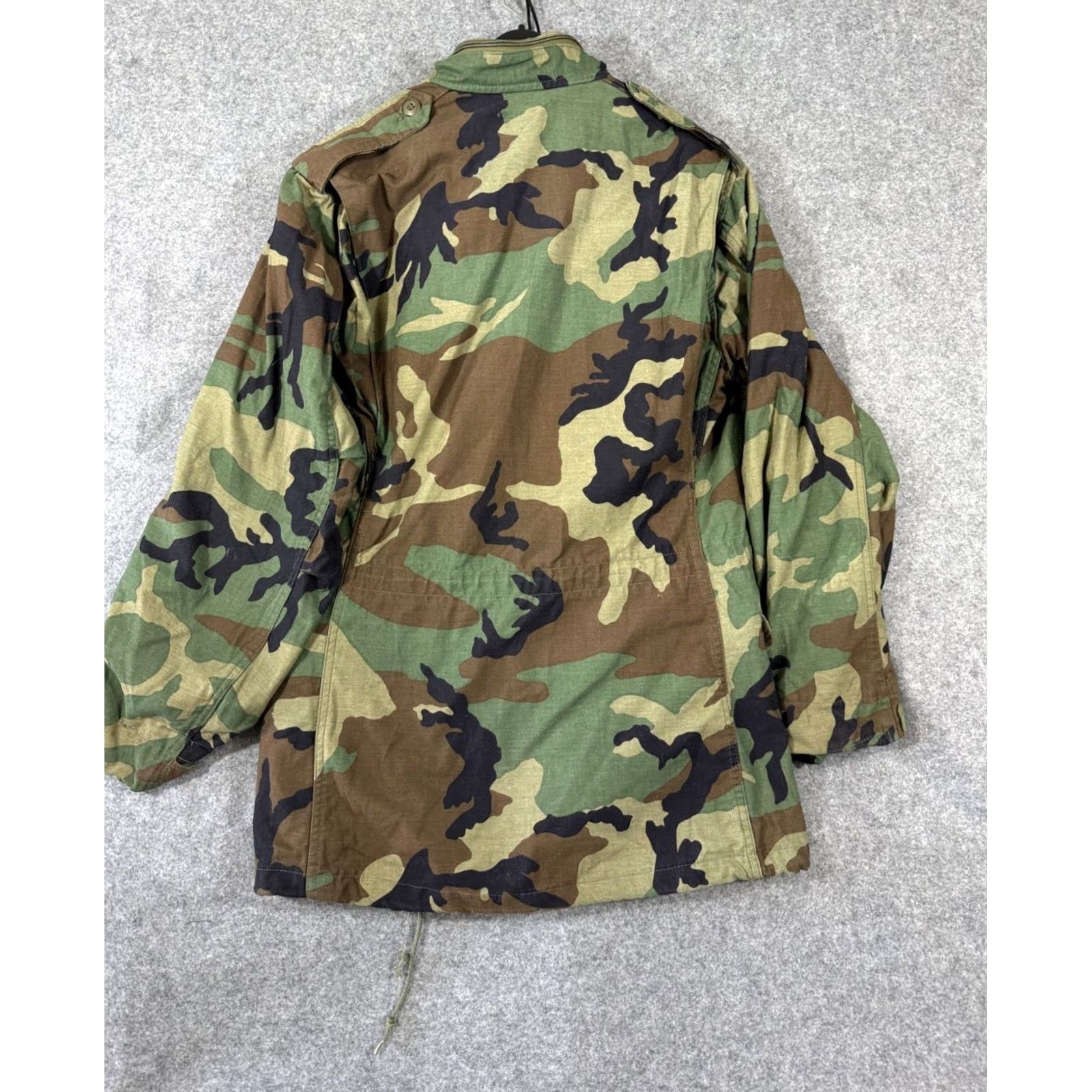 Vintage VINTAGE Military BDU Woodland M65 Field Jacket Mens Small Long Green Camouflage Long Jacket Mens Small Green Camouflage Vintage Size US S / EU 44-46 / 1 - 7 Thumbnail