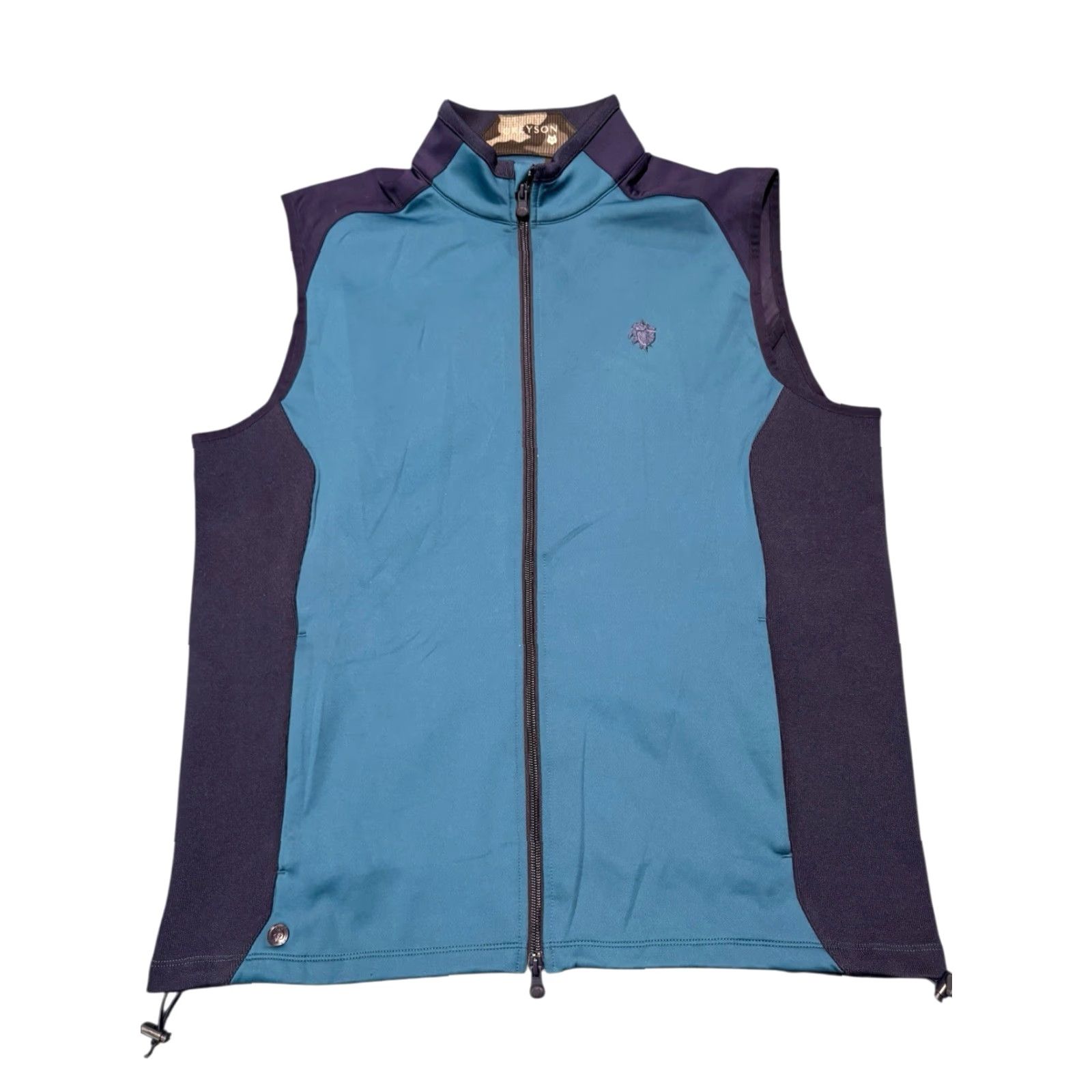 Vintage Greyson Golf Sequoia Lux Full Zip Performance Vest Wool Blend Blue Men’s M Logo Shirt Size US M / EU 48-50 / 2 - 2 Thumbnail