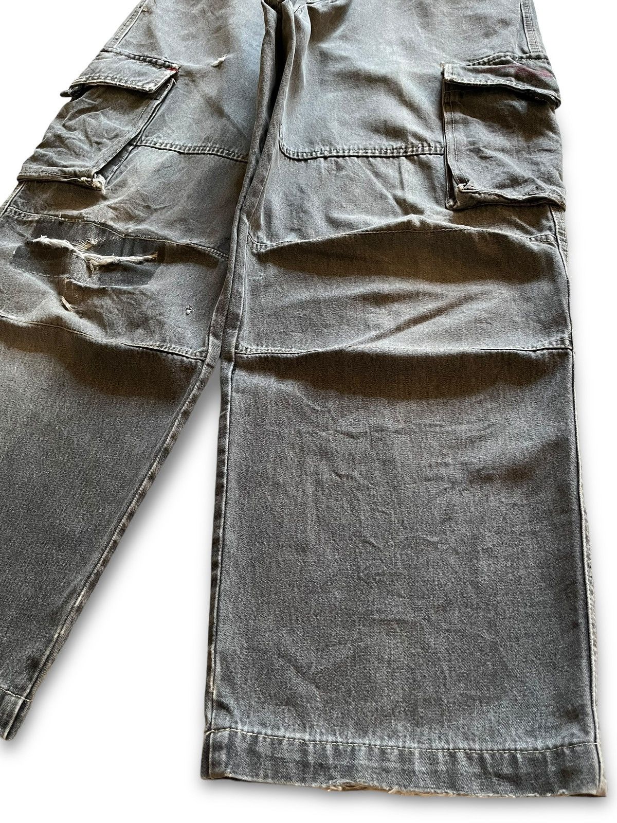 Japanese Brand Vintage Piko Hawaiian Distressed Cargo Baggy Jeans Size US 32 / EU 48 - 8 Thumbnail