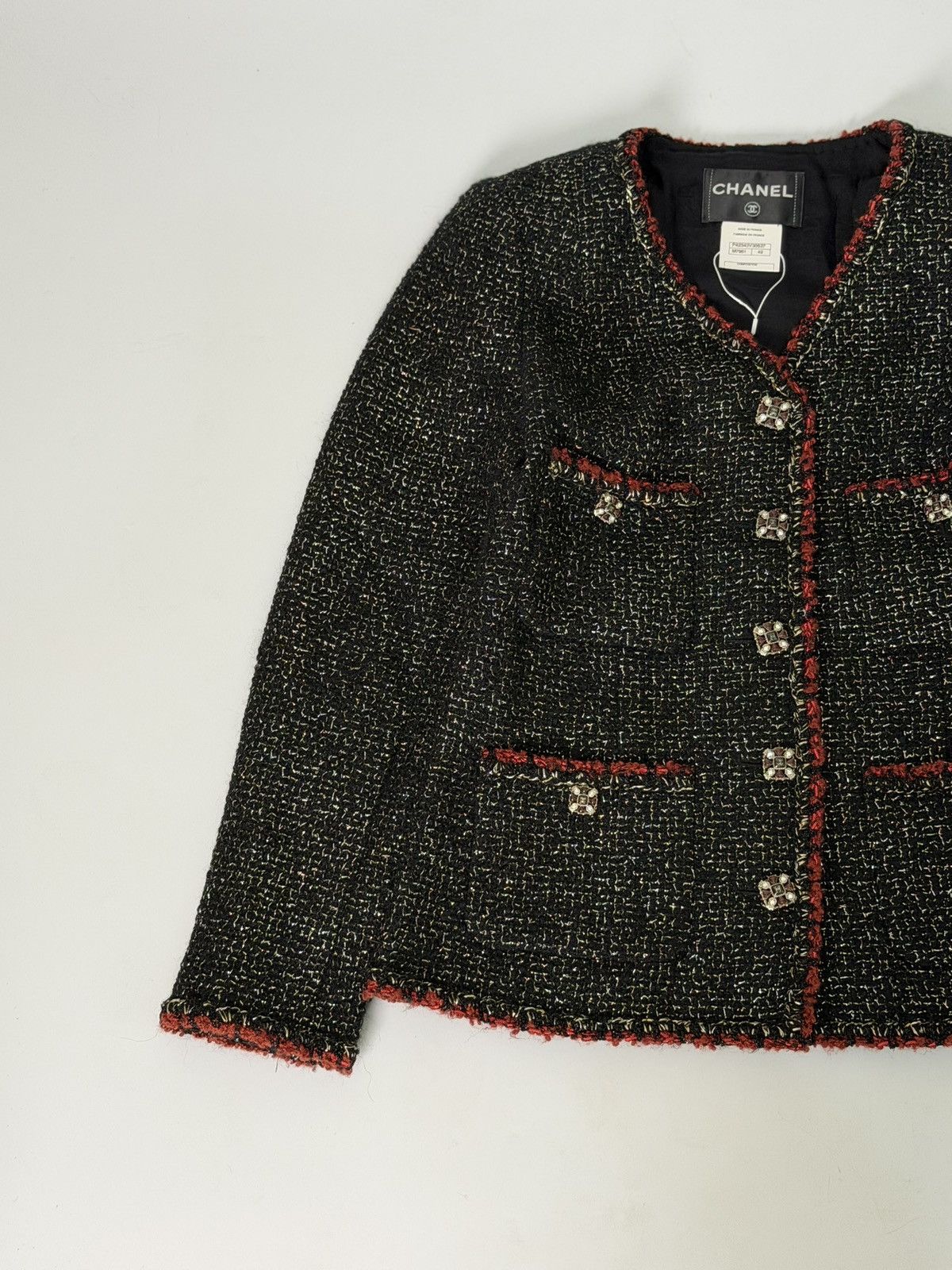 Chanel Chanel 11A Gripoir Tweed CC Logo Button Jacket Size M / US 6-8 / IT 42-44 - 3 Thumbnail