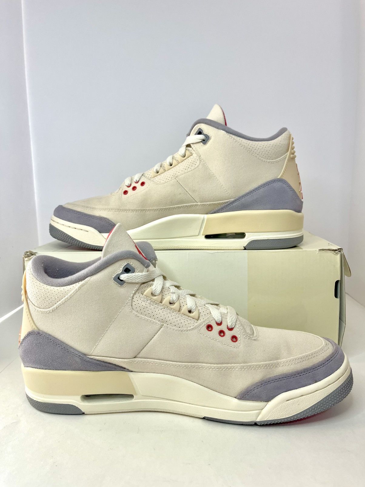 Jordan Brand Air Jordan 3 Retro Muslin Size 11 Mens NEXT DAY SHIPPING Size US 11 / EU 44 - 2 Thumbnail