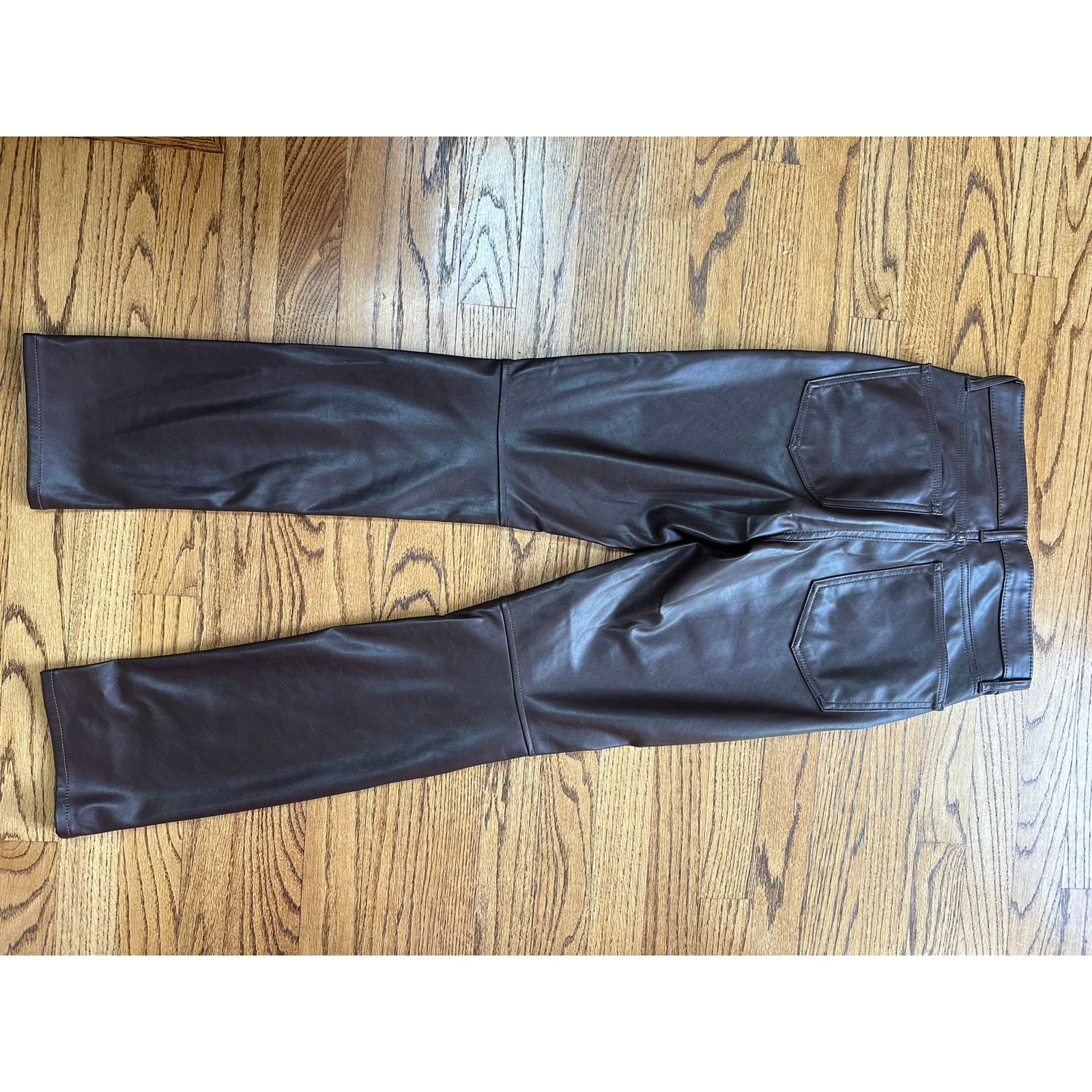 Gap Gap women's vegan leather vintage slim high rise size 0 Size 25" / US 0 / IT 36 - 2 Thumbnail