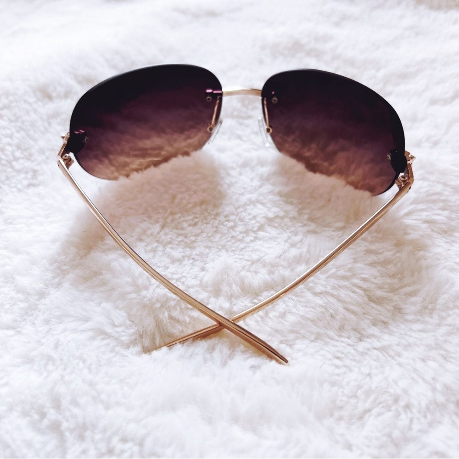 Other Ophelia Brown Floral Chic Sunglasses Size ONE SIZE - 9 Thumbnail