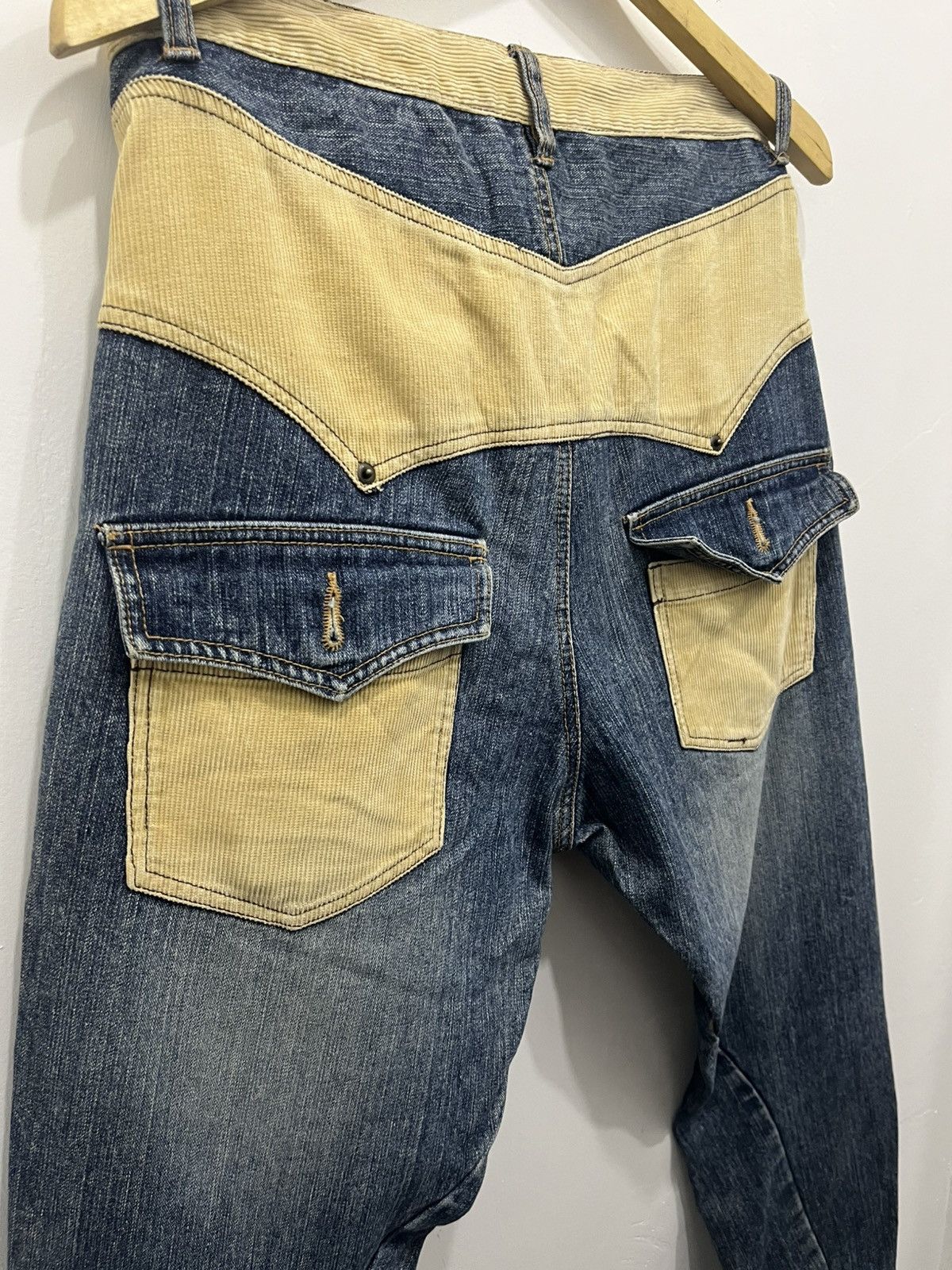 Japanese Brand Lao Targo Bikers Jeans Denim Cowboy 90s Style Vtg Size US 32 / EU 48 - 9 Thumbnail