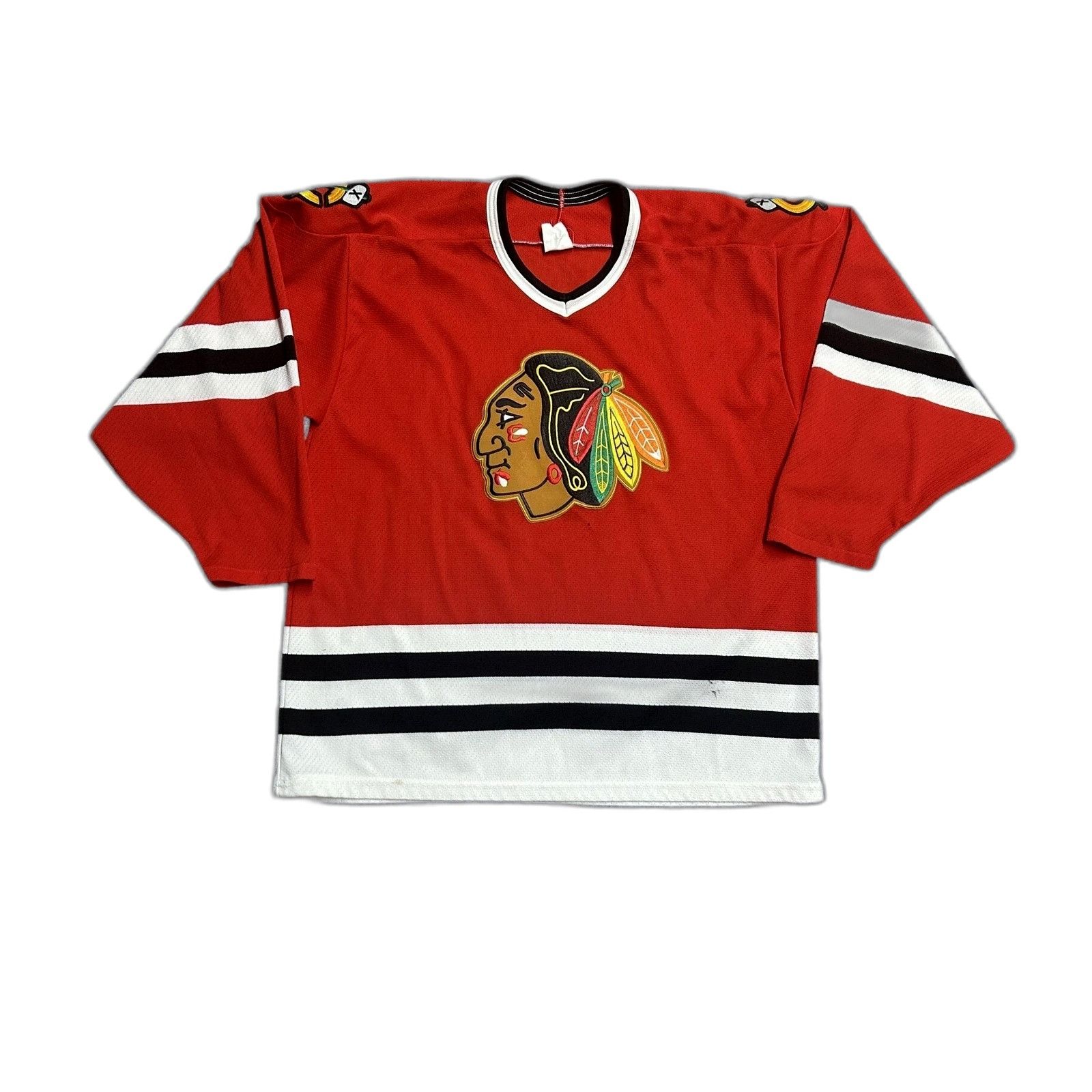 Reebok NHL Chicago Blackhawk Jersey Red L Jersey Size US L / EU 52-54 / 3 - 1 Thumbnail