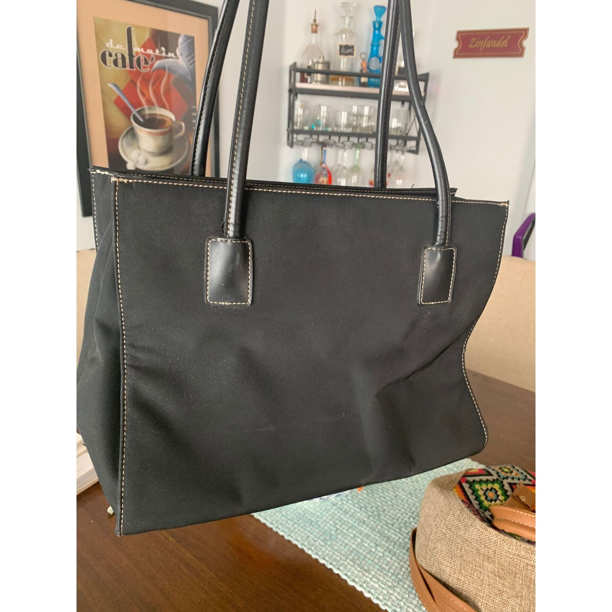 Tommy Hilfiger Tommy Hilfiger Black Canvas Bag Size ONE SIZE - 2 Thumbnail