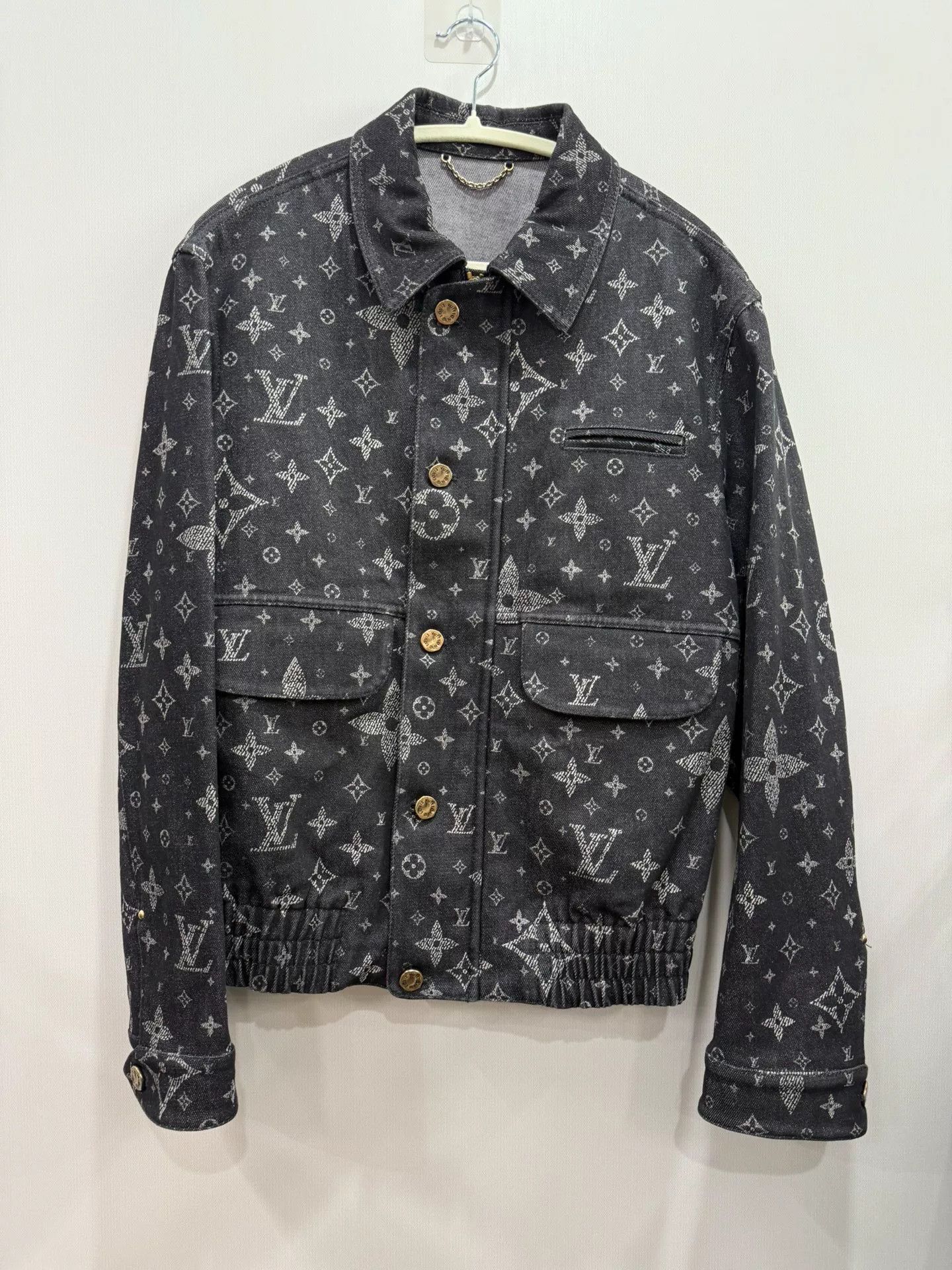 Louis Vuitton Louis Vuitton Black Denim Jacket Size US M / EU 48-50 / 2 - 1 Thumbnail