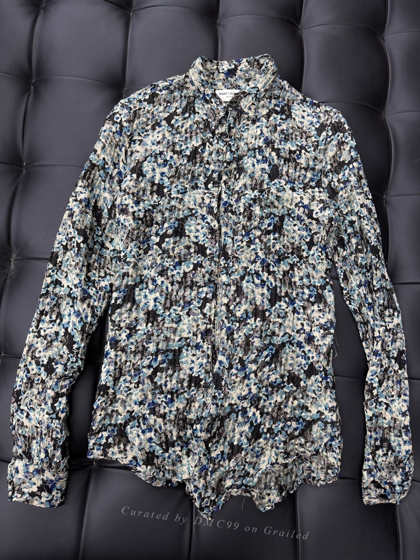 Saint Laurent SLP Metallic Floral Shirt