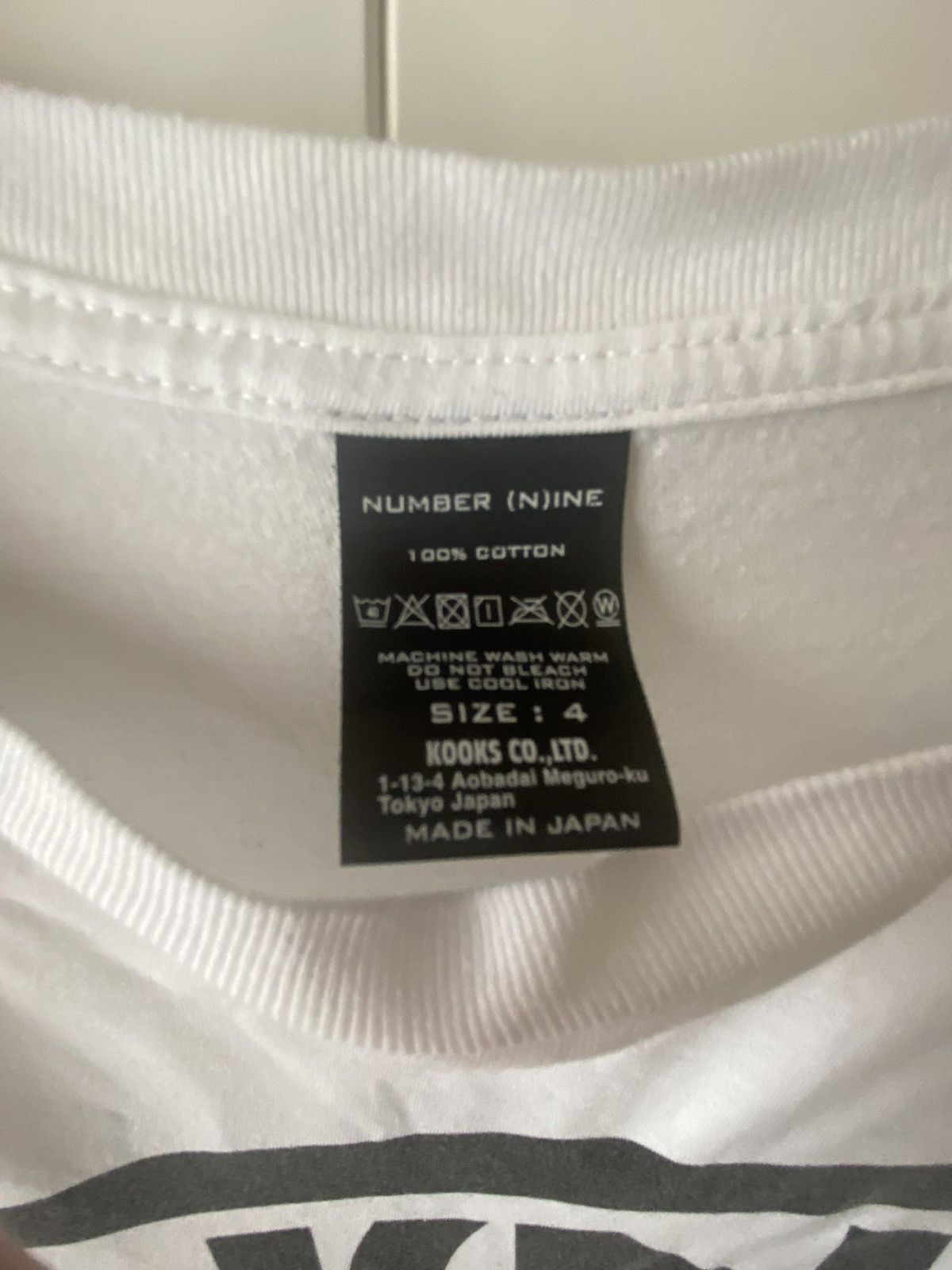 Number (N)ine Number nine tshirt Size US L / EU 52-54 / 3 - 4 Thumbnail