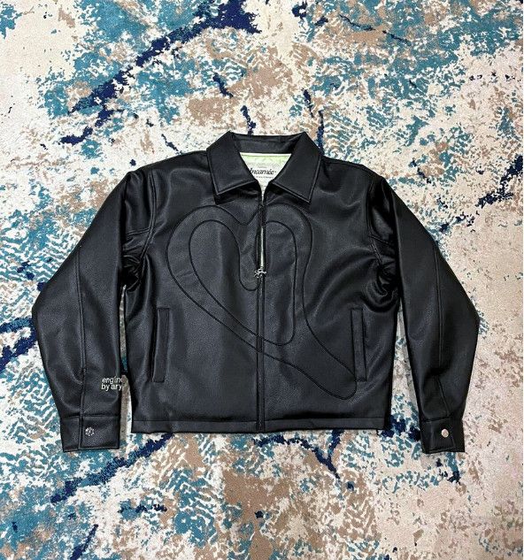 Other ARYES Leather Jacket Size US L / EU 52-54 / 3 - 1 Thumbnail
