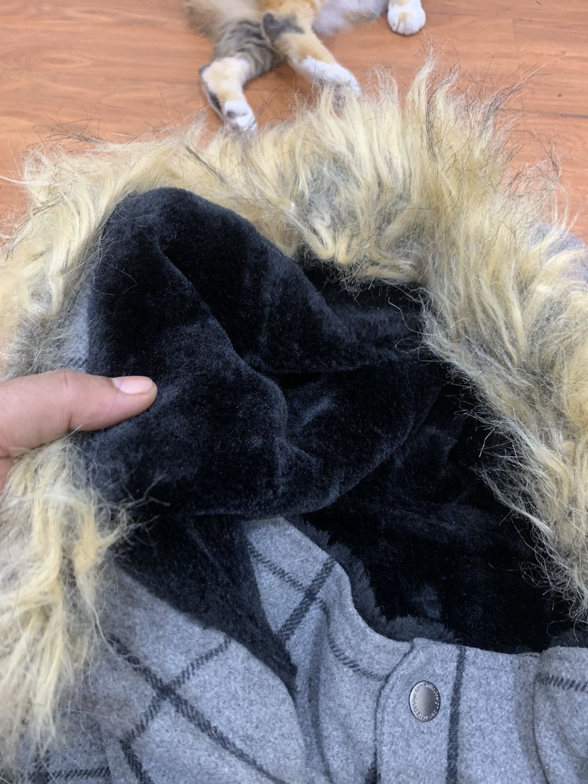 If Six Was Nine × Japanese Brand × Le Grande Bleu (L.G.B.) Semantic design Fur hoodie bondage multipocket LGB style Size US L / EU 52-54 / 3 - 14 Thumbnail