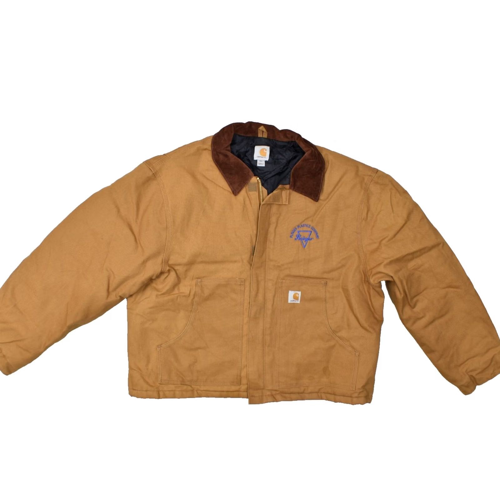 Carhartt VINTAGE Carhartt J002 BRN Arctic Traditional Jacket Mens 2XL Brown Quilted Lined Canvas Jacket Size US XXL / EU 58 / 5 - 2 Thumbnail