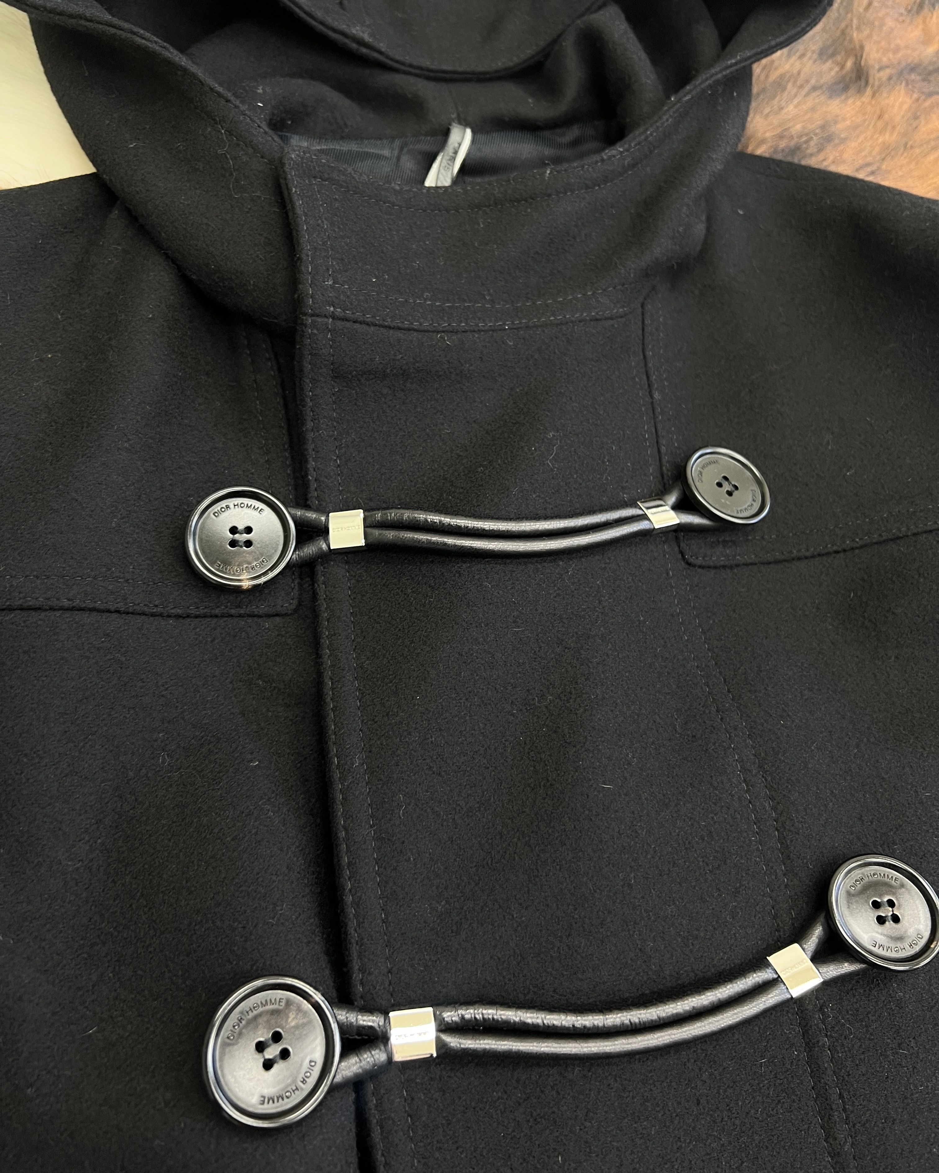 Dior Dior Homme 09AW Hooded Wool Double Coat Size US S / EU 44-46 / 1 - 2 Thumbnail
