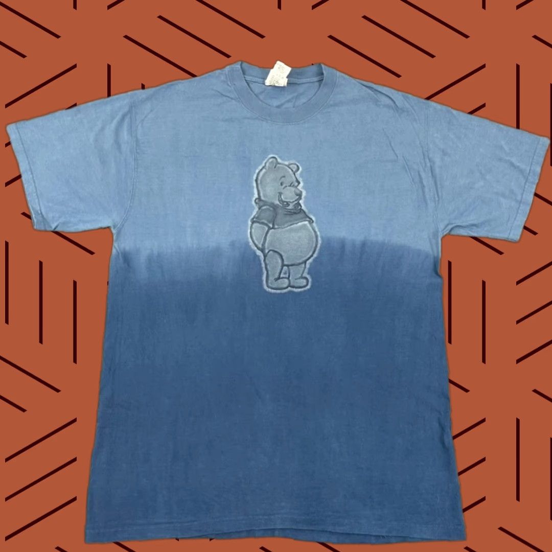 Disney VTG Winnie The Pooh Shirt Mens M Blue Two-Tone Disney Store Tee USA Size US M / EU 48-50 / 2 - 1 Thumbnail