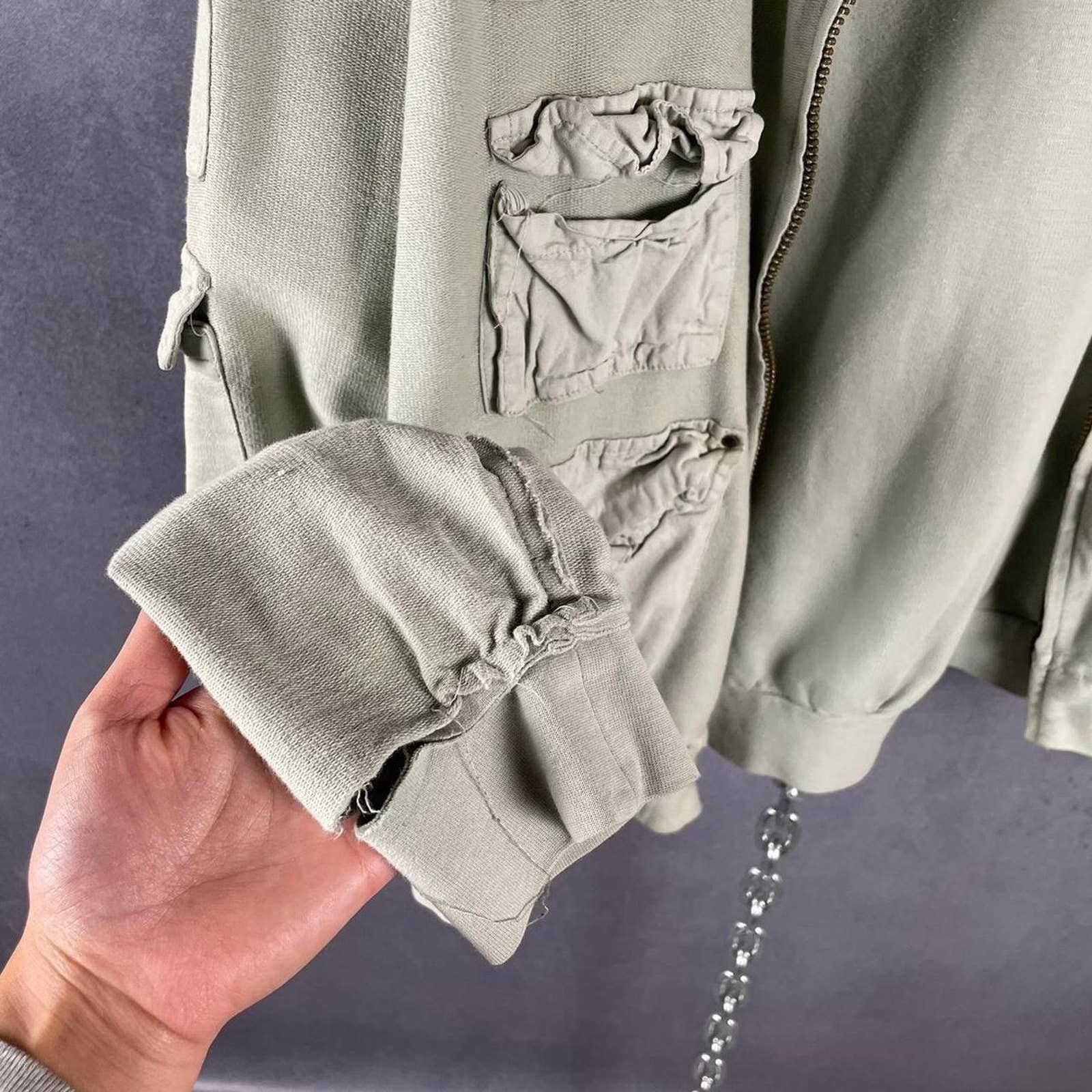 Black Label × Japanese Brand × Vintage Y2k cargo pocket zip up Size US XXL / EU 58 / 5 - 5 Thumbnail