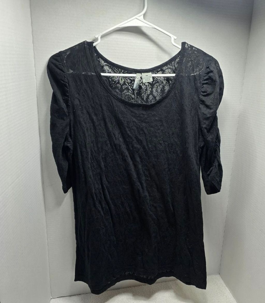 The Unbranded Brand Women's New Direction Black Short Sleeve Tee M Size M / US 6-8 / IT 42-44 - 1 Thumbnail