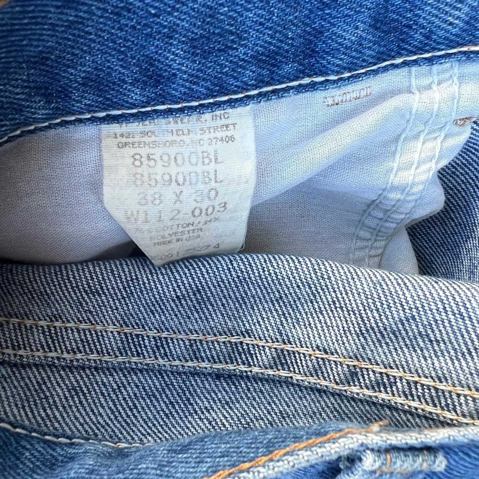 Wrangler Wrangler Men's Blue Jeans Size US 30 / EU 46 - 6 Thumbnail