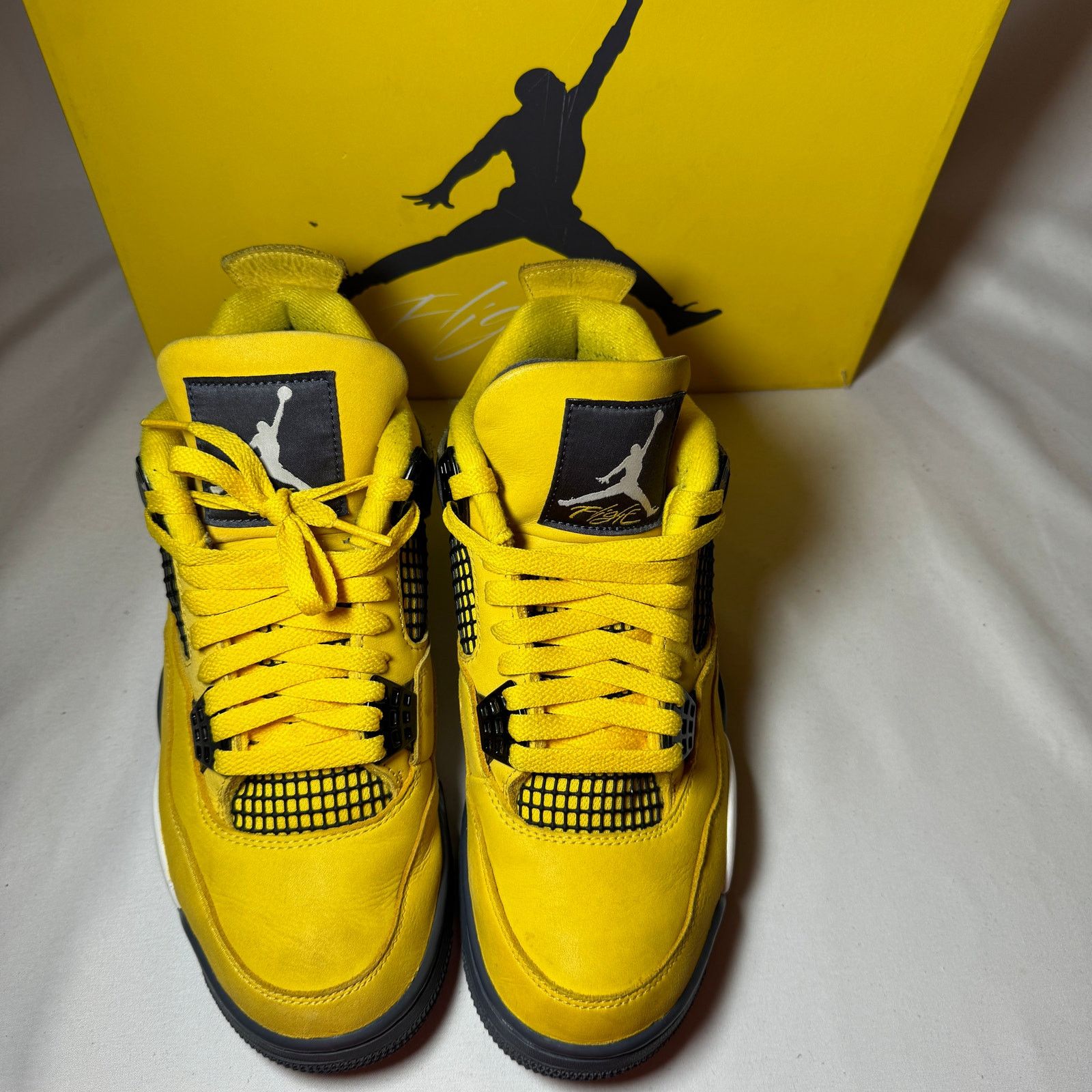 Jordan Brand × Nike Size 7.5 Nike Air Jordan 4 Retro Lightning 2021 Men's Shoes Size US 7.5 / EU 40-41 - 4 Thumbnail