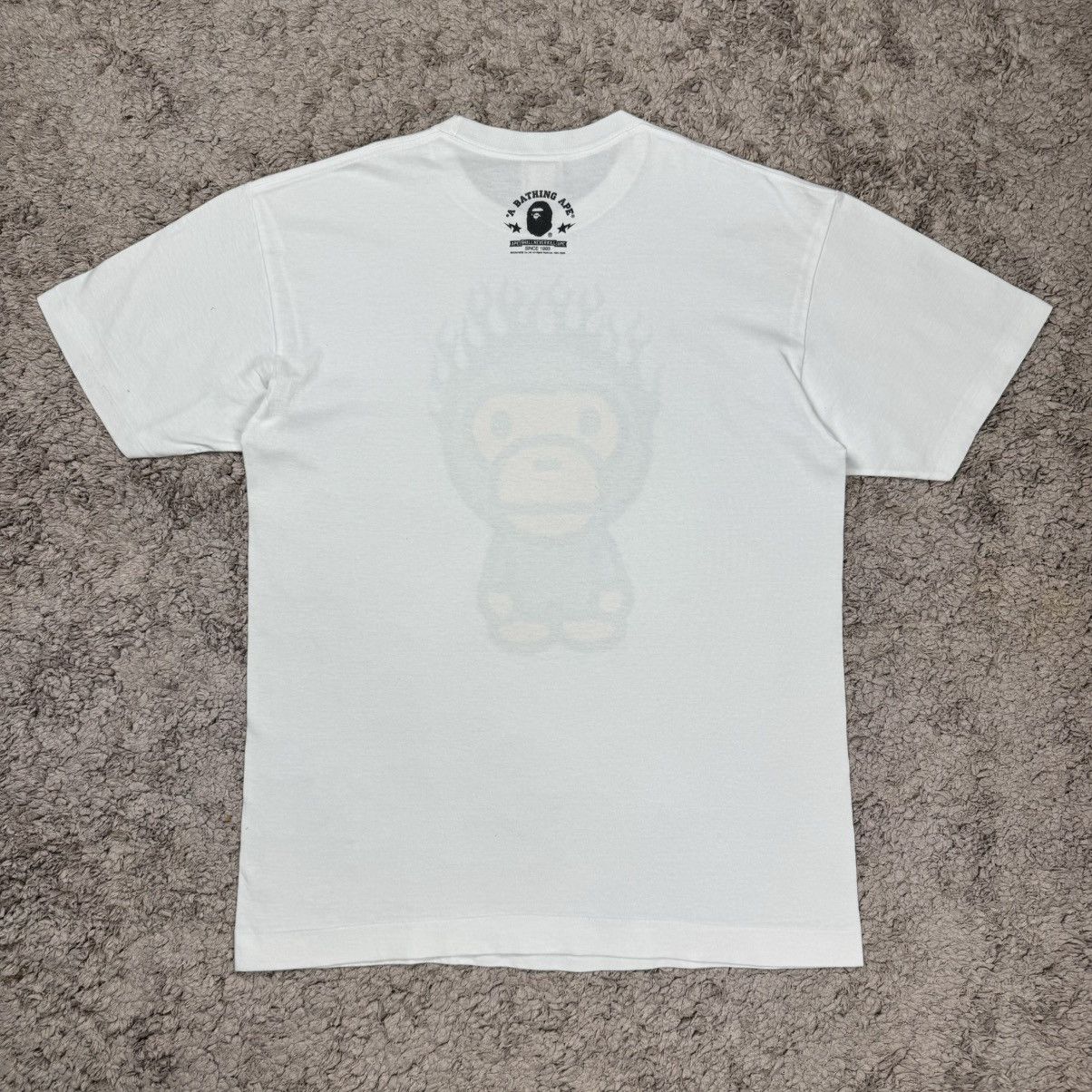 Bape Bape Baby Milo Flame Rare T-shirt Size US L / EU 52-54 / 3 - 12 Thumbnail