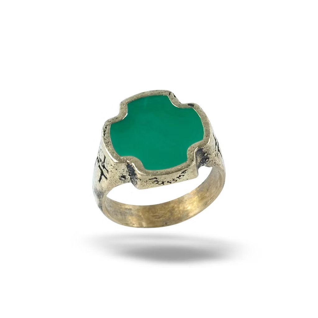 Japanese Brand Blossom colour golden streetwear ring Size ONE SIZE - 1 Thumbnail