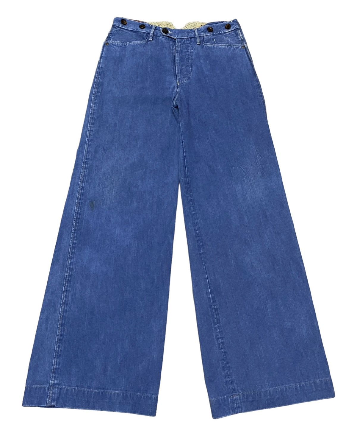 Kapital Rare Design Vintage Japanese Brand Kapital Baggy Jeans 1990s Size US 29 - 1 Thumbnail