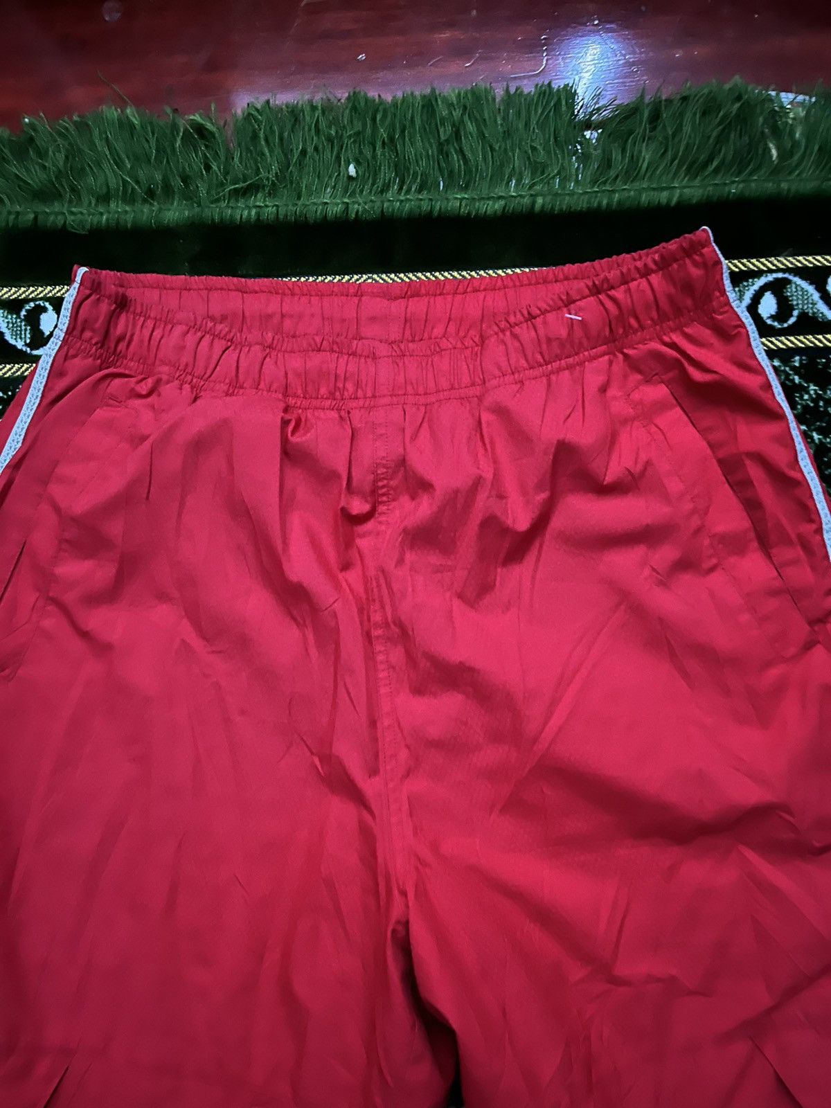 Nike Nike Red Track Pants | Excellent Condition Size US 31 - 2 Thumbnail
