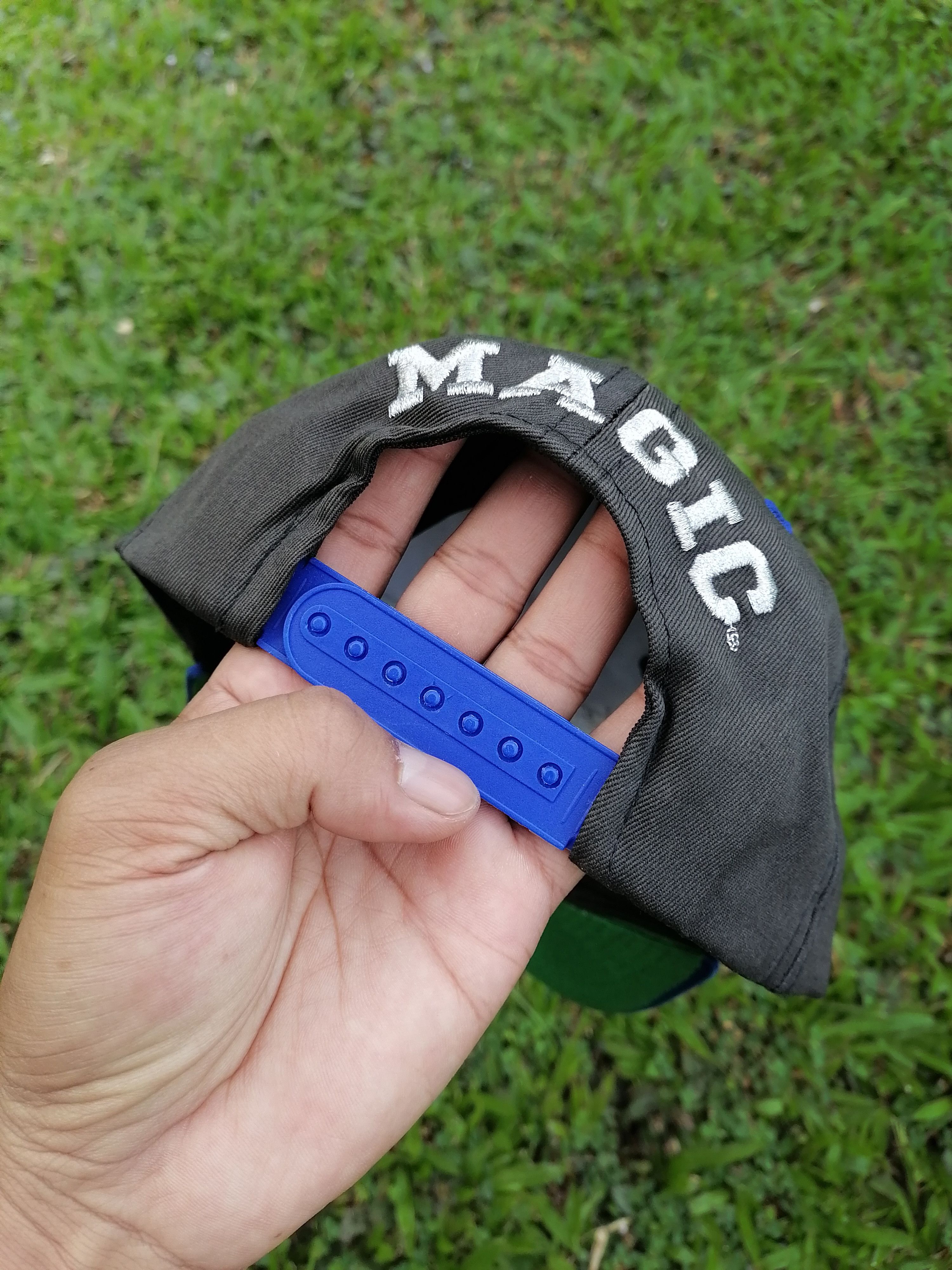 NBA × Sports Specialties × Vintage Vintage 90s NBA Magic Orlando Blockhead Caps Size ONE SIZE - 4 Thumbnail