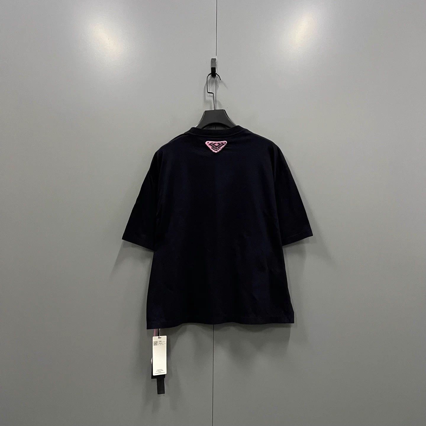 Prada PRADA men's black crewneck SS M 98new Size M / US 6-8 / IT 42-44 - 3 Thumbnail