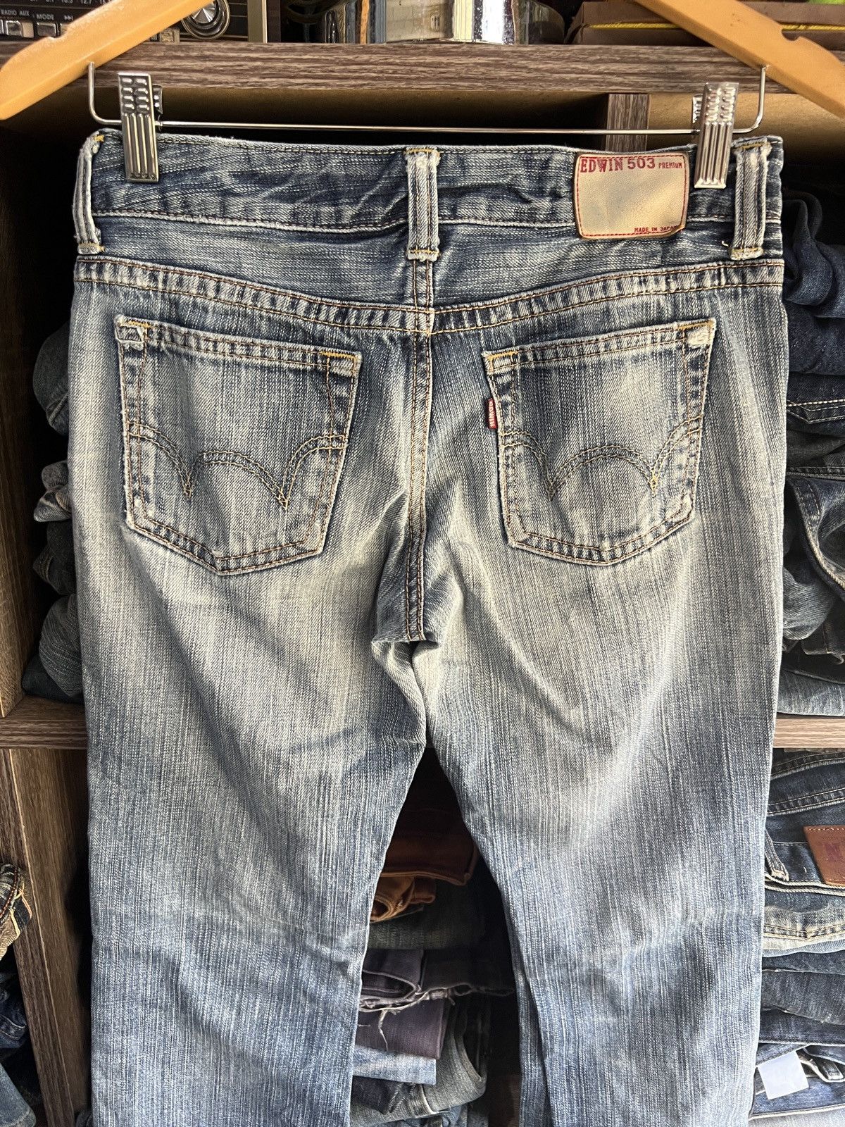 Edwin 🔥Vintage Edwin 503 Premium Distressed Denim Size 28" / US 6 / IT 42 - 11 Thumbnail