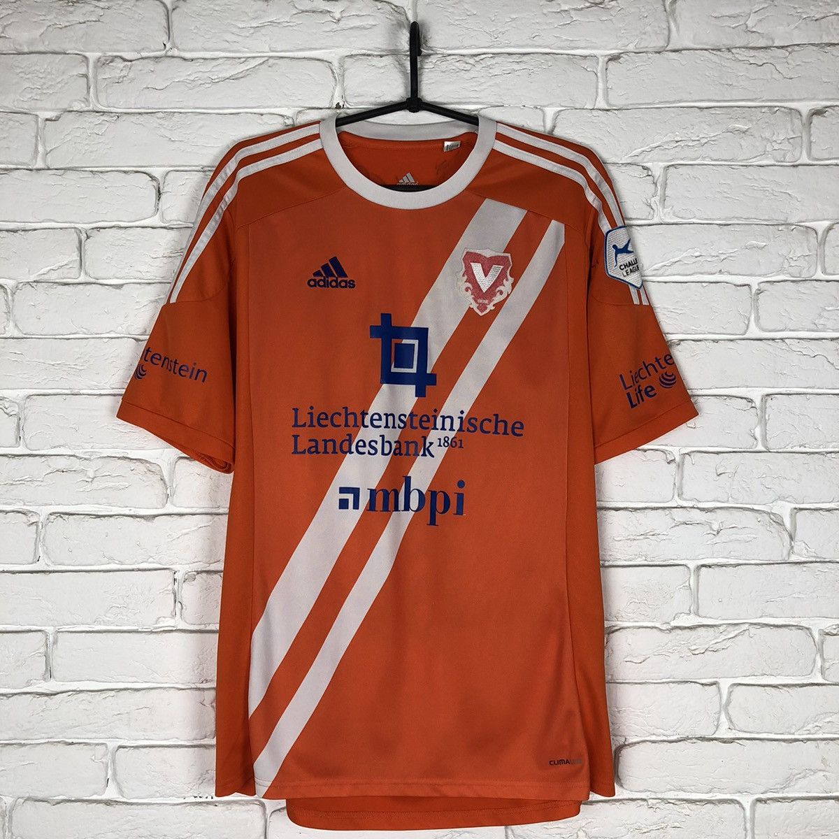 Adidas Vaduz Liechtenstein Match Worn 2011 2012 Goalkeeper jersey Size US L / EU 52-54 / 3 - 1 Thumbnail
