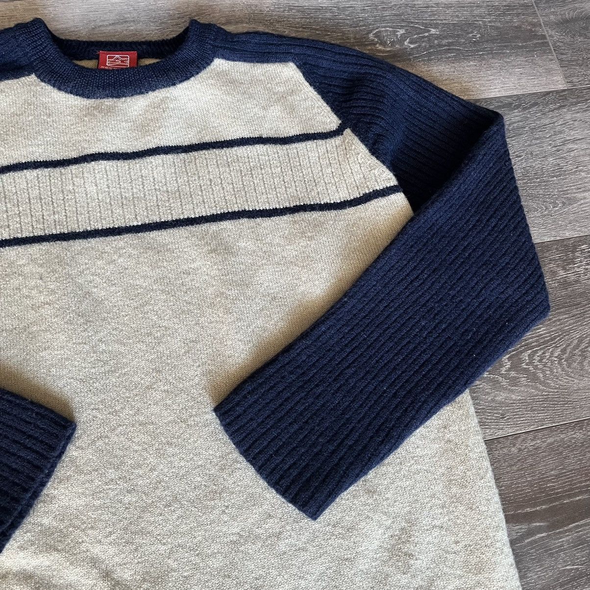 Sessions Vintage 2000s Sessions Point Zero Skater Stripe Wool Sweater Size US S / EU 44-46 / 1 - 4 Thumbnail