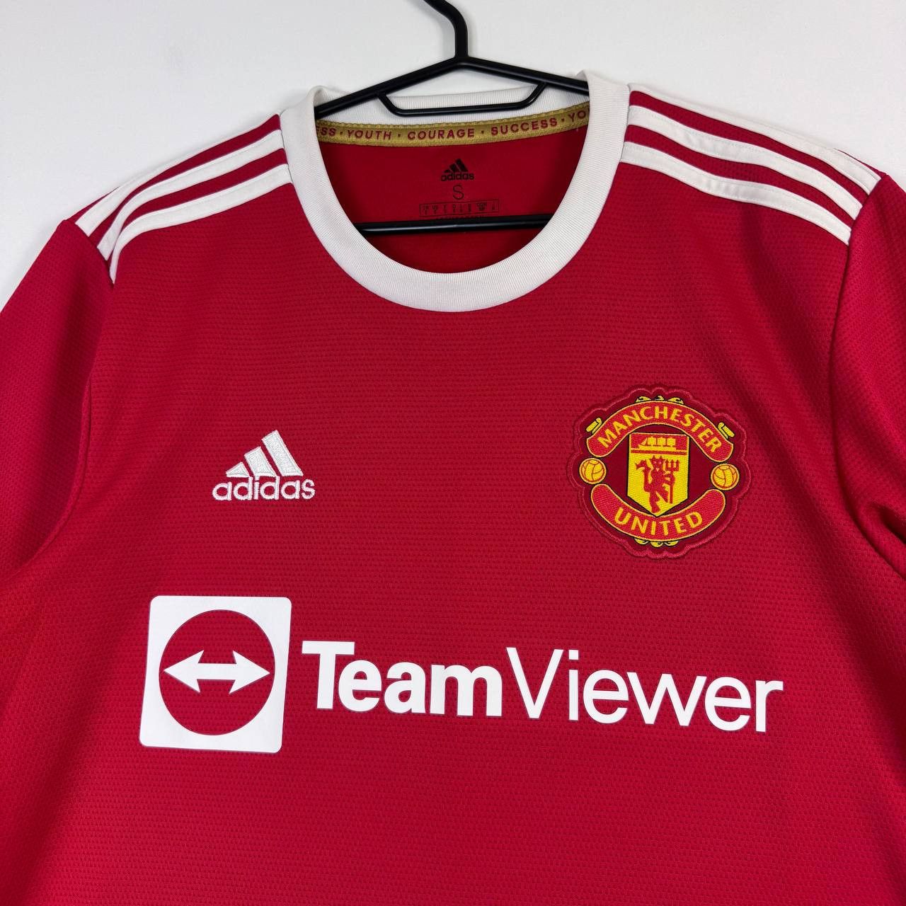 Adidas Adidas Manchester United Home Jersey TeamViewer Mens Size S Size US S / EU 44-46 / 1 - 2 Thumbnail