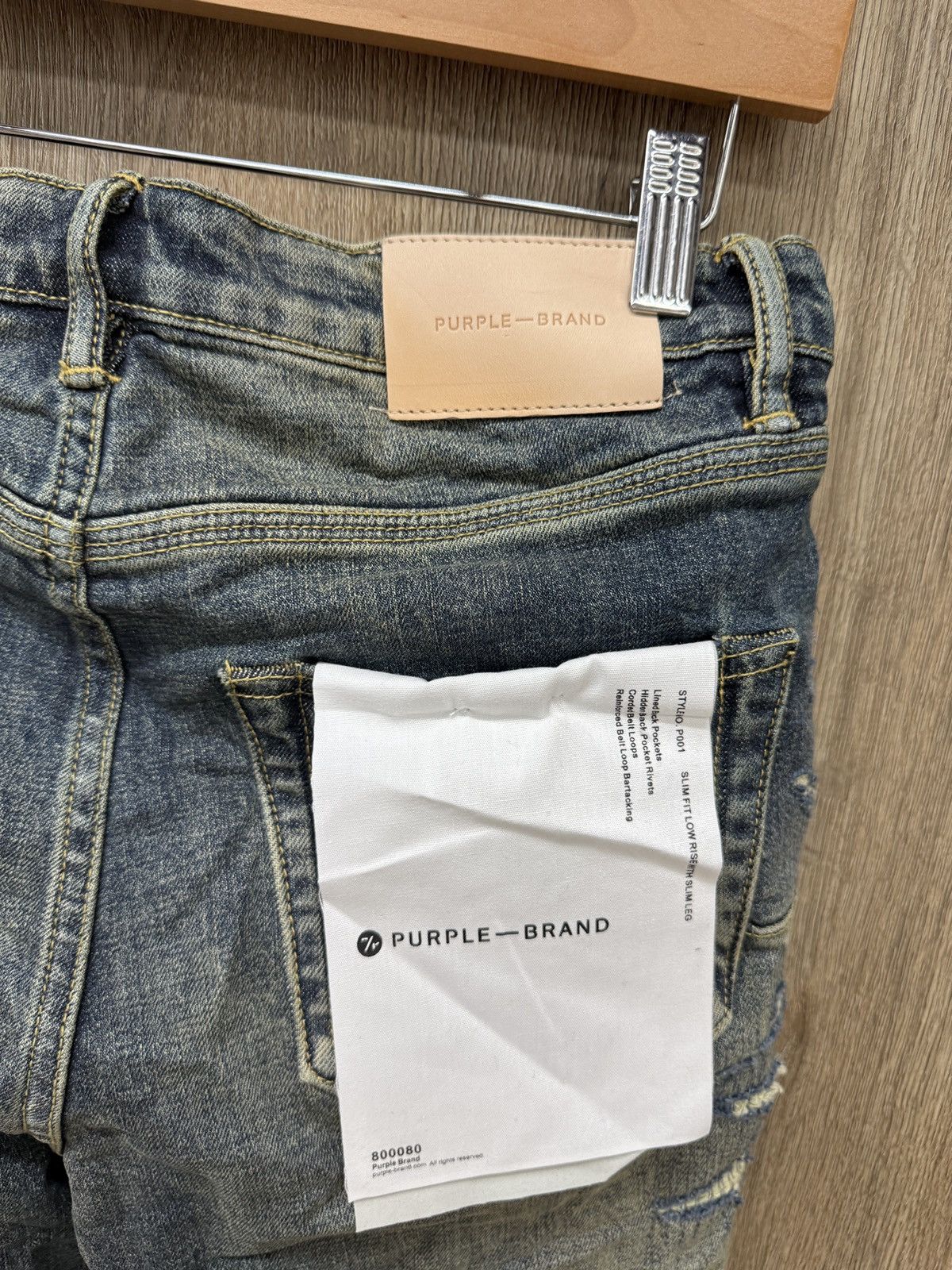 Purple Purple Brand Blue Denim Jeans Size US 29 - 9 Thumbnail