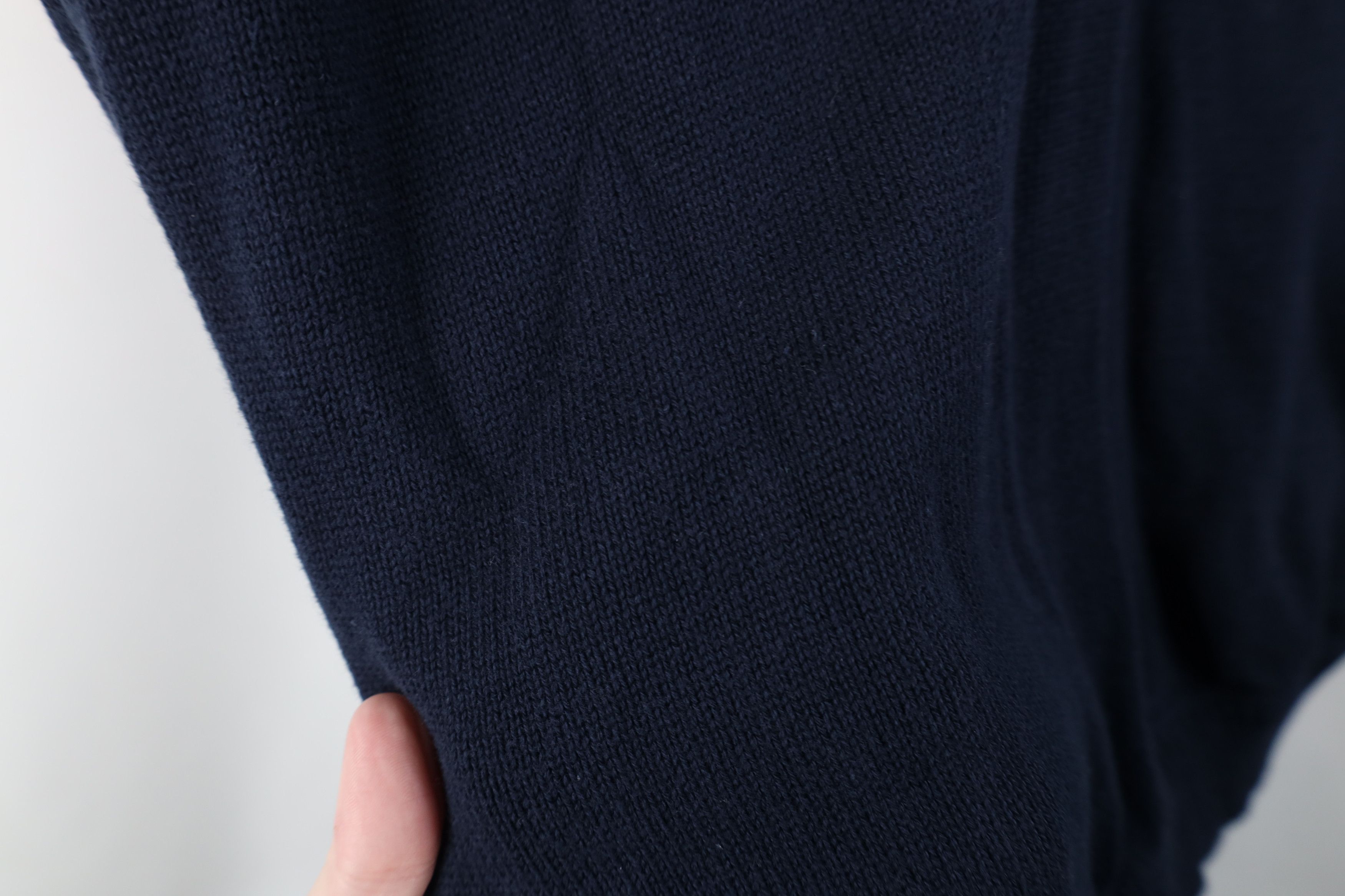 Eddie Bauer Vintage Y2K Eddie Bauer Cotton Knit Henley Sweater Blue Size US L / EU 52-54 / 3 - 5 Thumbnail