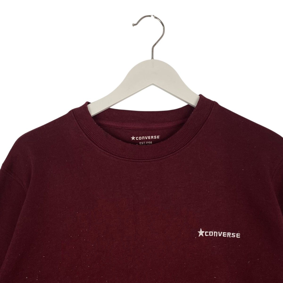 Other Vintage Converse All Star Crewneck Sweatshirt Red Size M Size US M / EU 48-50 / 2 - 4 Thumbnail