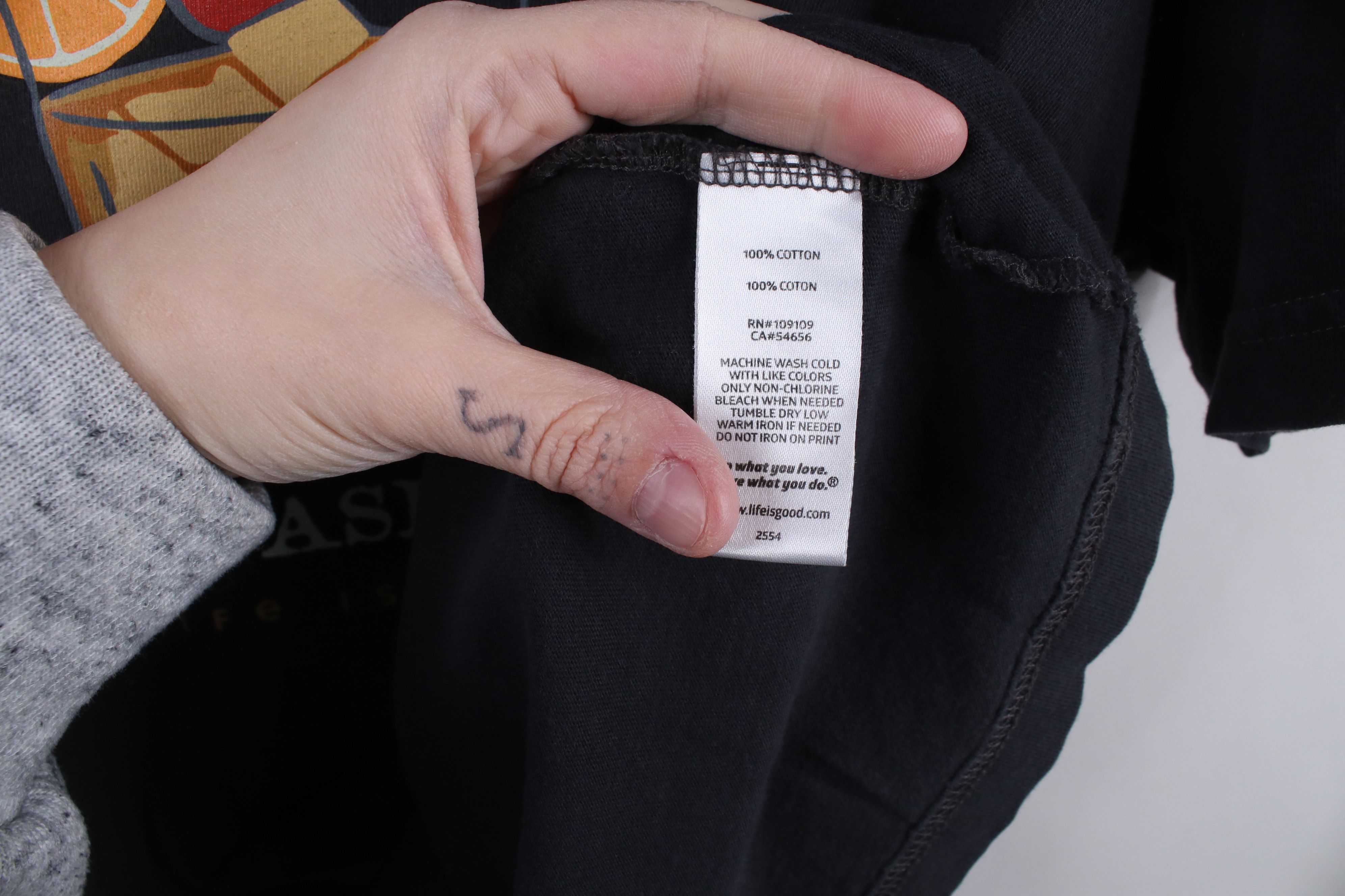 Life is Good × Vintage Life Is Good Crusher Call Me Old Fashioned T-Shirt Dark Gray Size US XL / EU 56 / 4 - 7 Thumbnail
