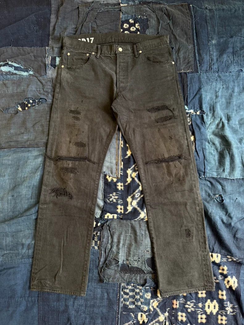 Visvim VISVIM Denim Pants with Minor Repair Details Size US 36 / EU 52 - 1 Thumbnail