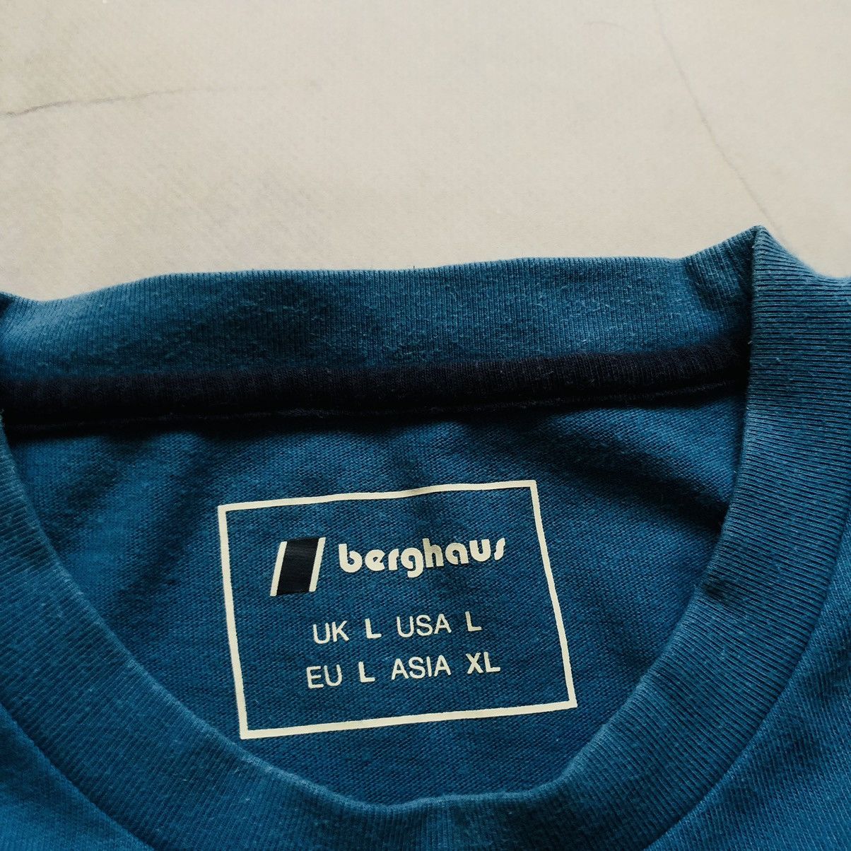 Berghaus Berghaus blue Chest Printed Logo T-shirt Tee mountain Size US L / EU 52-54 / 3 - 5 Thumbnail