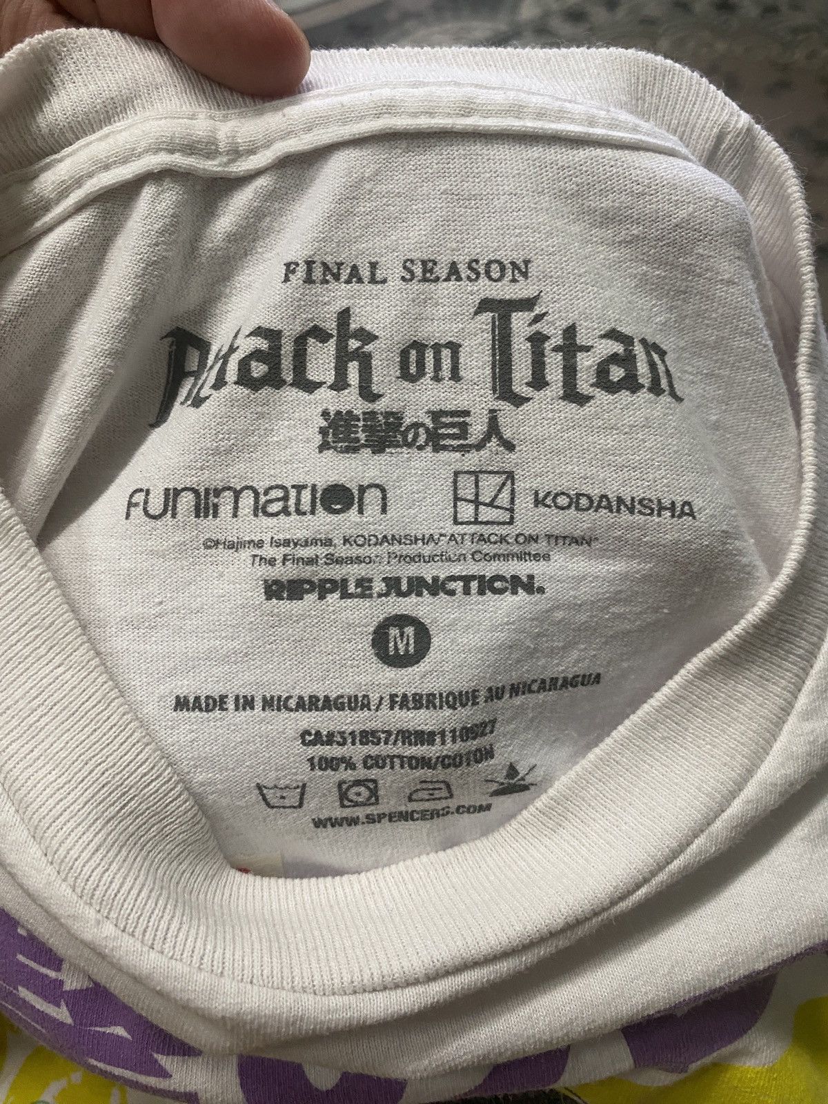 Anime × Japanese Brand × Vintage 💸BINDING OFFER💸VINTAGE ATTACK ON TITAN FINAL SEASON ANIME 🔥 Size US M / EU 48-50 / 2 - 9 Thumbnail