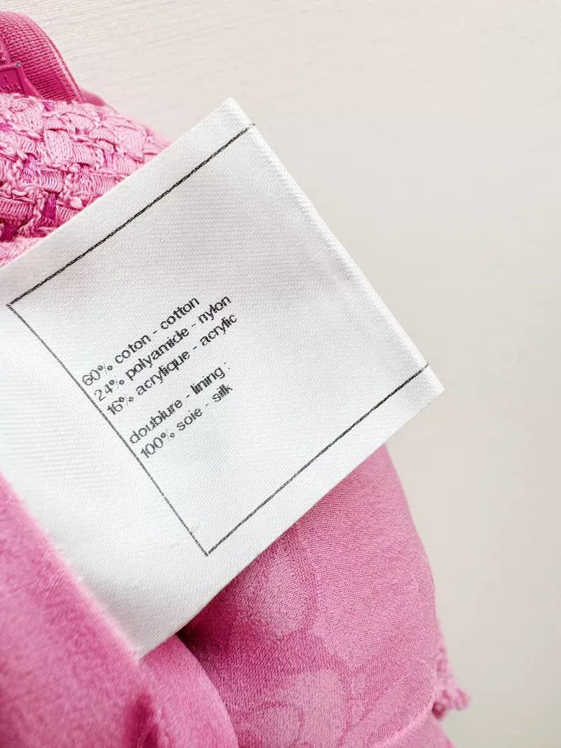 Chanel Chanel Pink braided dress Size XS / US 0-2 / IT 36-38 - 5 Thumbnail