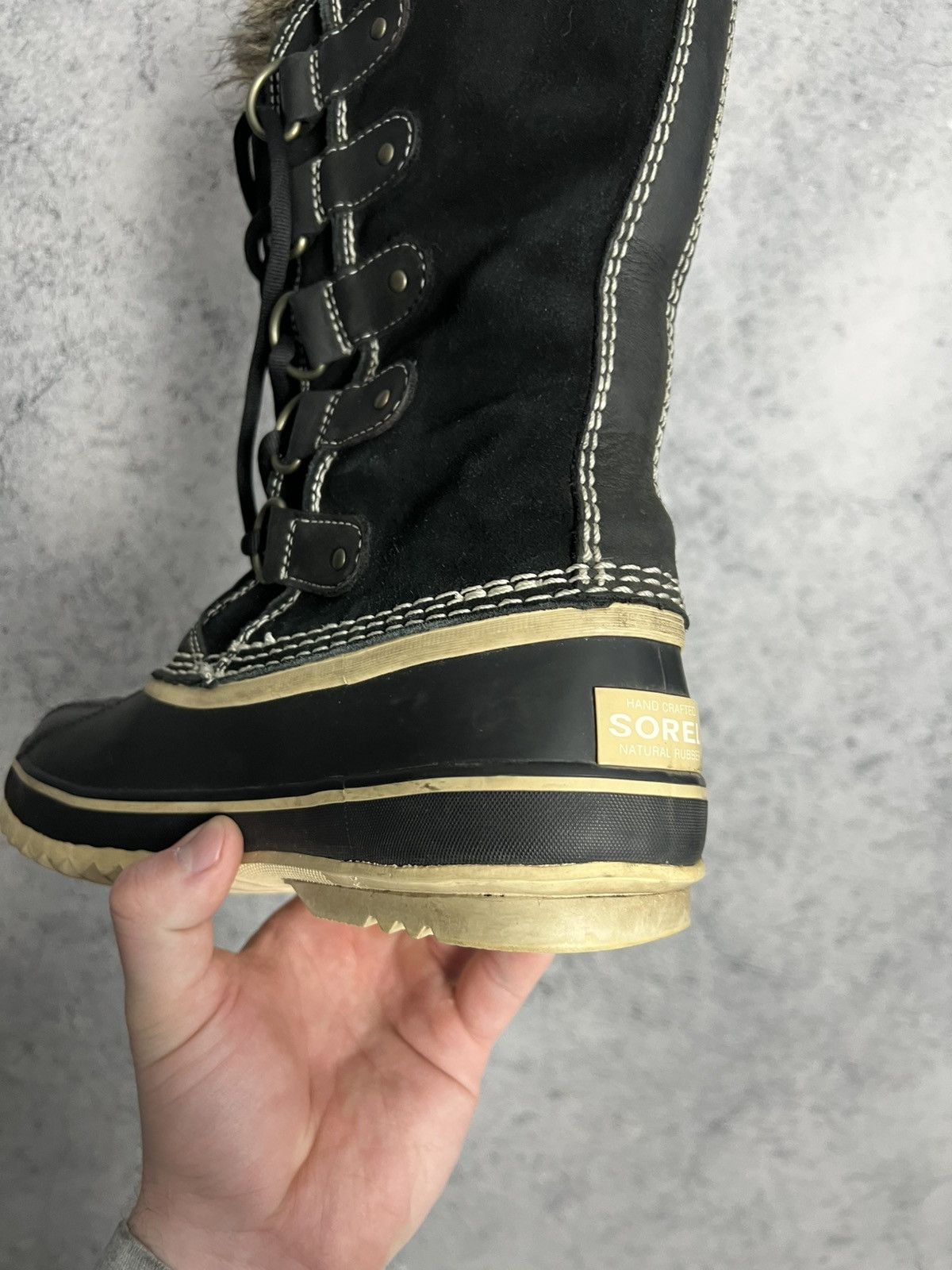 SOREL Sorel Duck Boots Faux Fur Lined Lace Up Winter Shoes Size US 6 / IT 36 - 21 Thumbnail