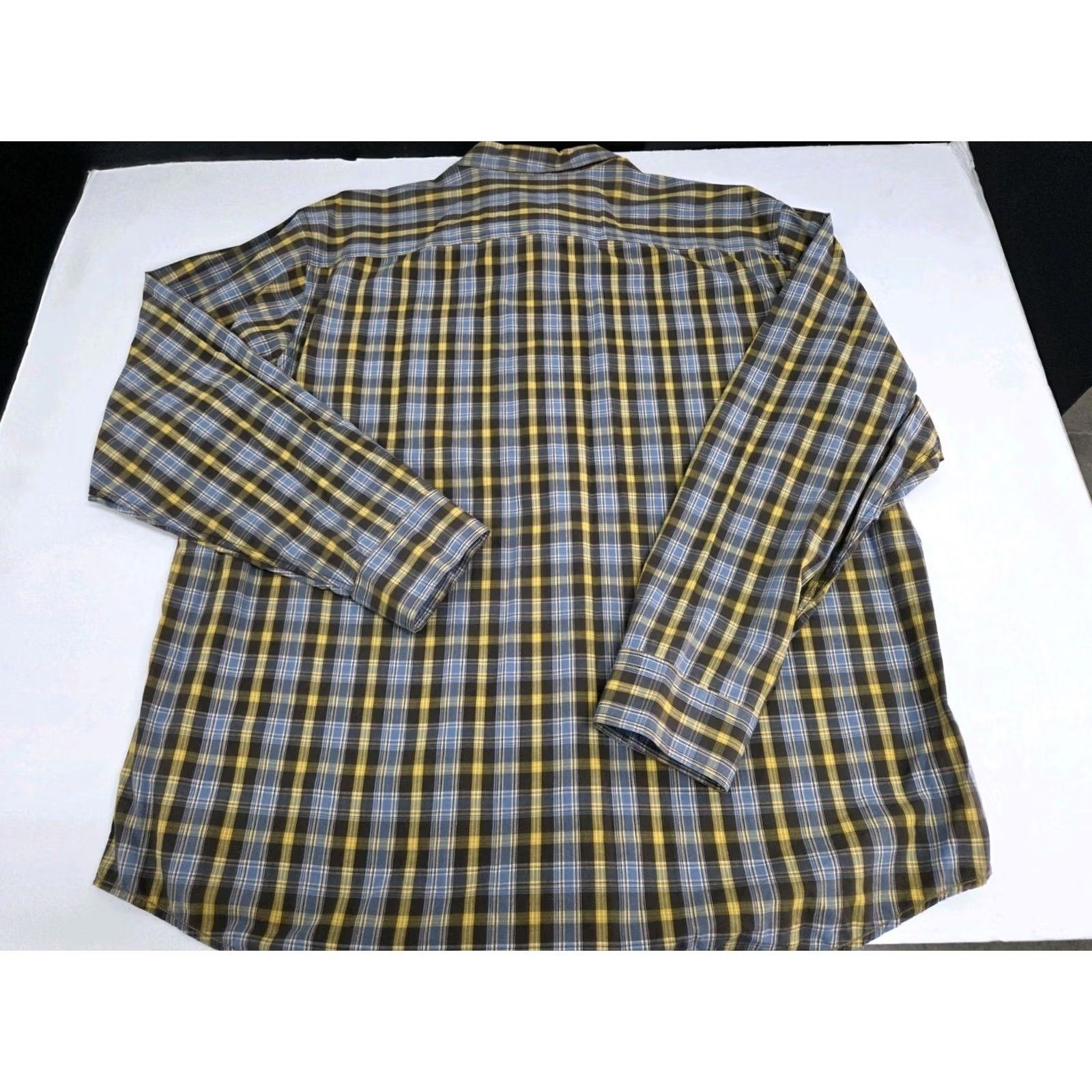 Timberland Timberland Mens Long Sleeve Button Up Plaid Shirt XL Multicolor Adult Regular Casual Outdoorsman Pocket 8685 Size US XL / EU 56 / 4 - 5 Thumbnail