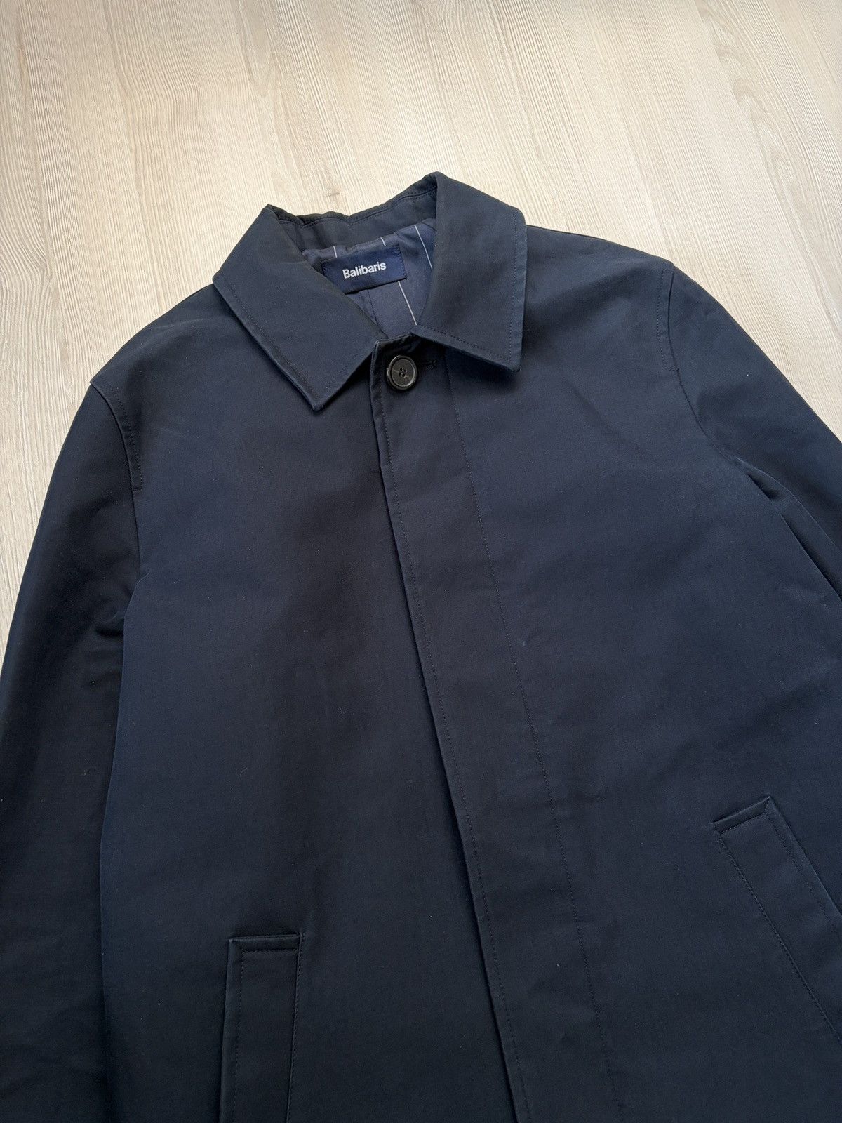 Balibaris Balibaris Dark Blue Rain Mac Coat Size US M / EU 48-50 / 2 - 4 Thumbnail