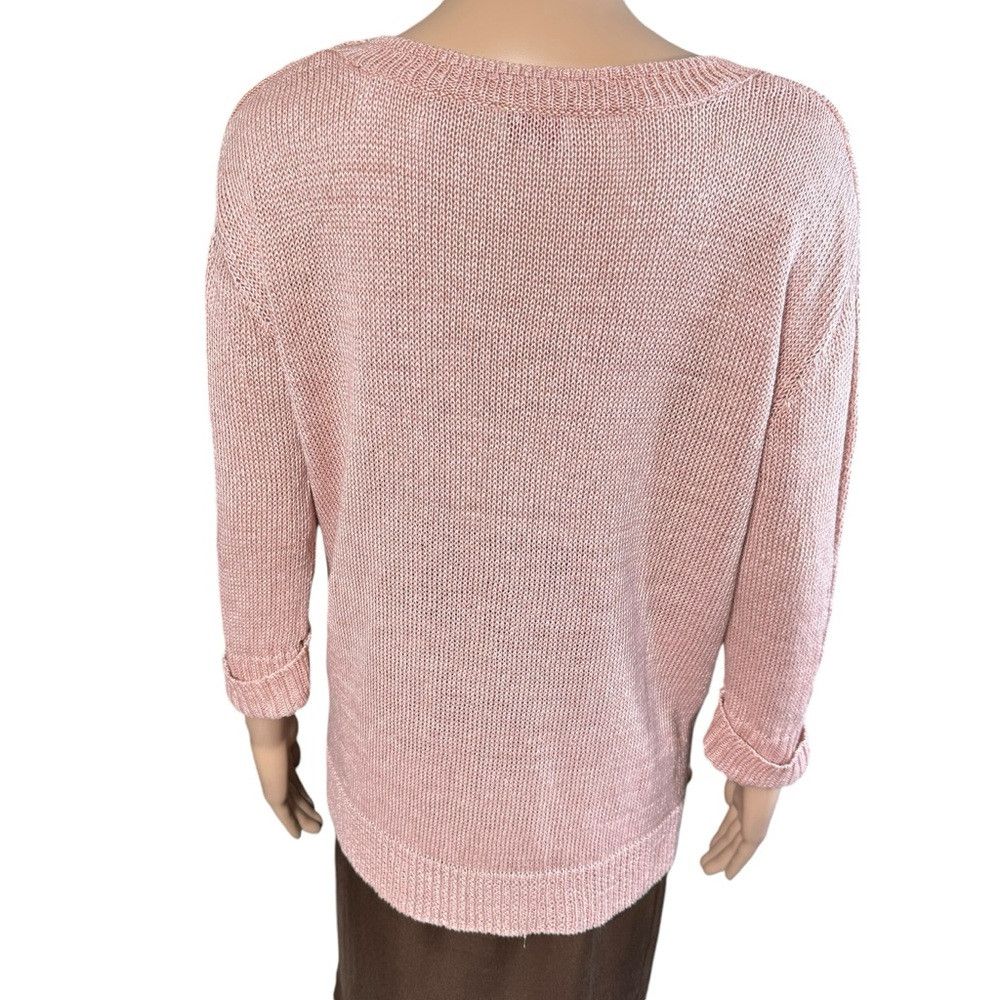 Other Wrap London Linen Knit Sweater Size 12 Size XL / US 12-14 / IT 48-50 - 5 Thumbnail